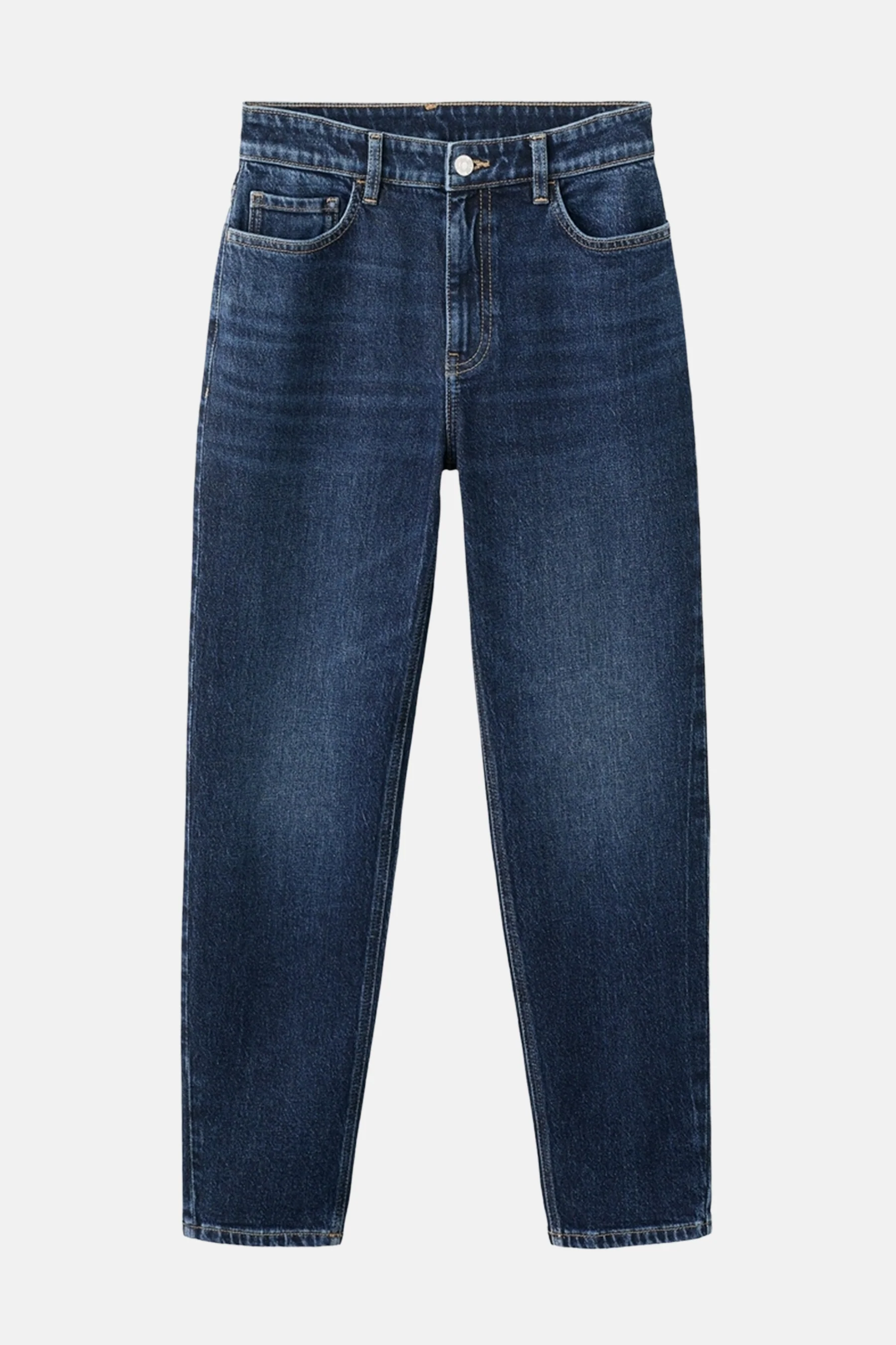 Mom Jeans dark blue denim - MANGO - Image 5