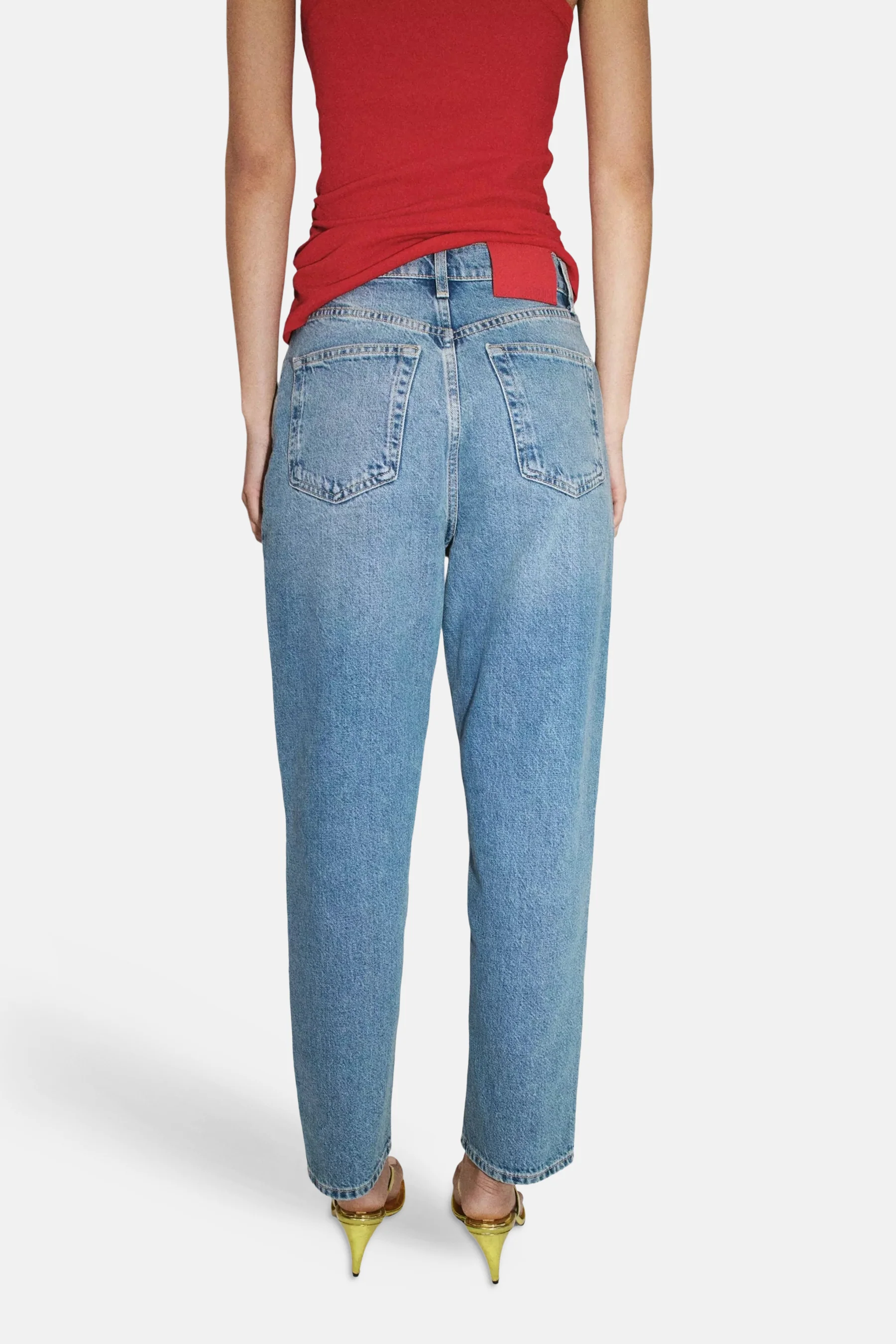 Mom Jeans light blue denim - MANGO - Image 3