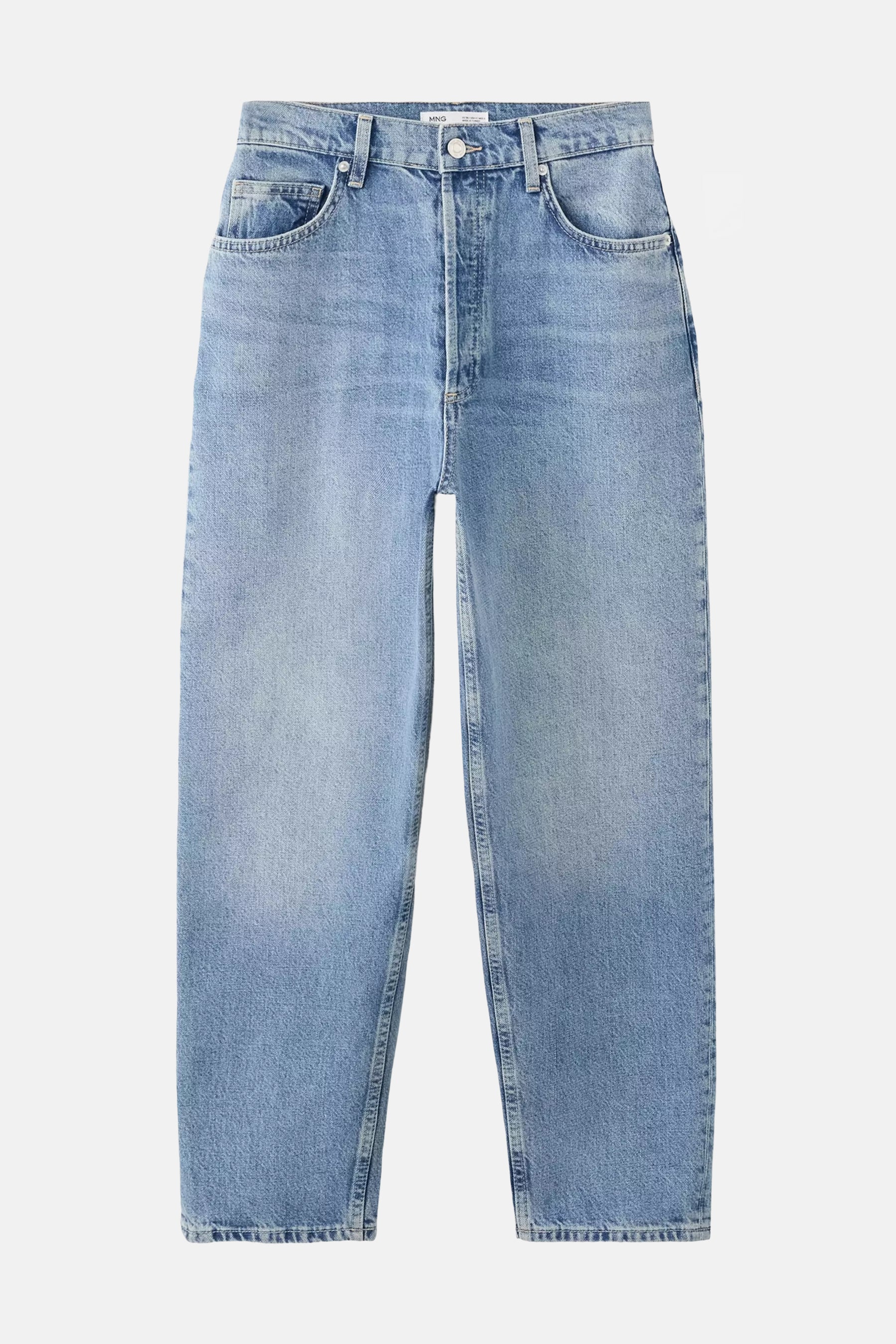 Mom Jeans light blue denim - MANGO - Image 4