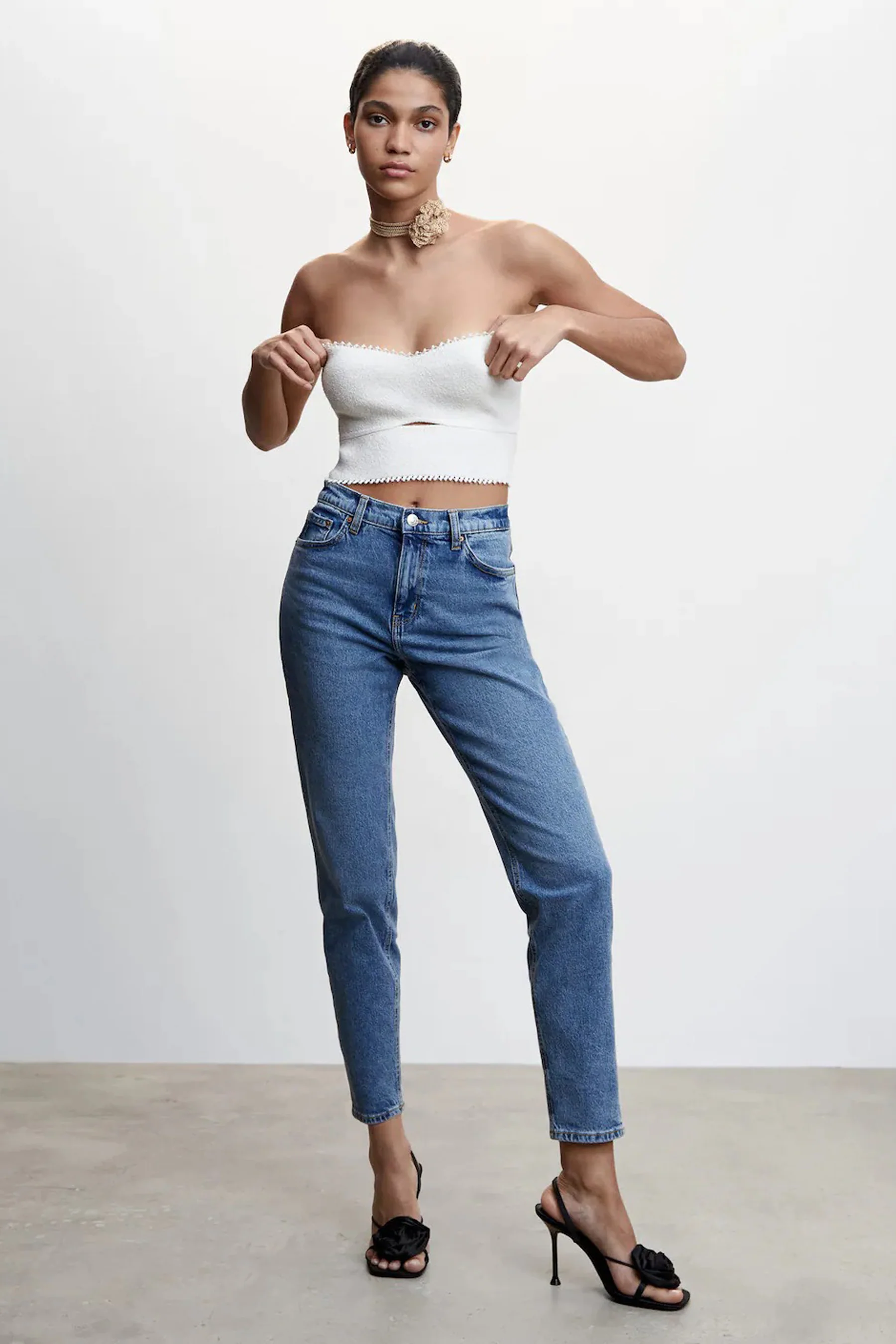 JEANS NEWMOM - light blue denim - Image 2