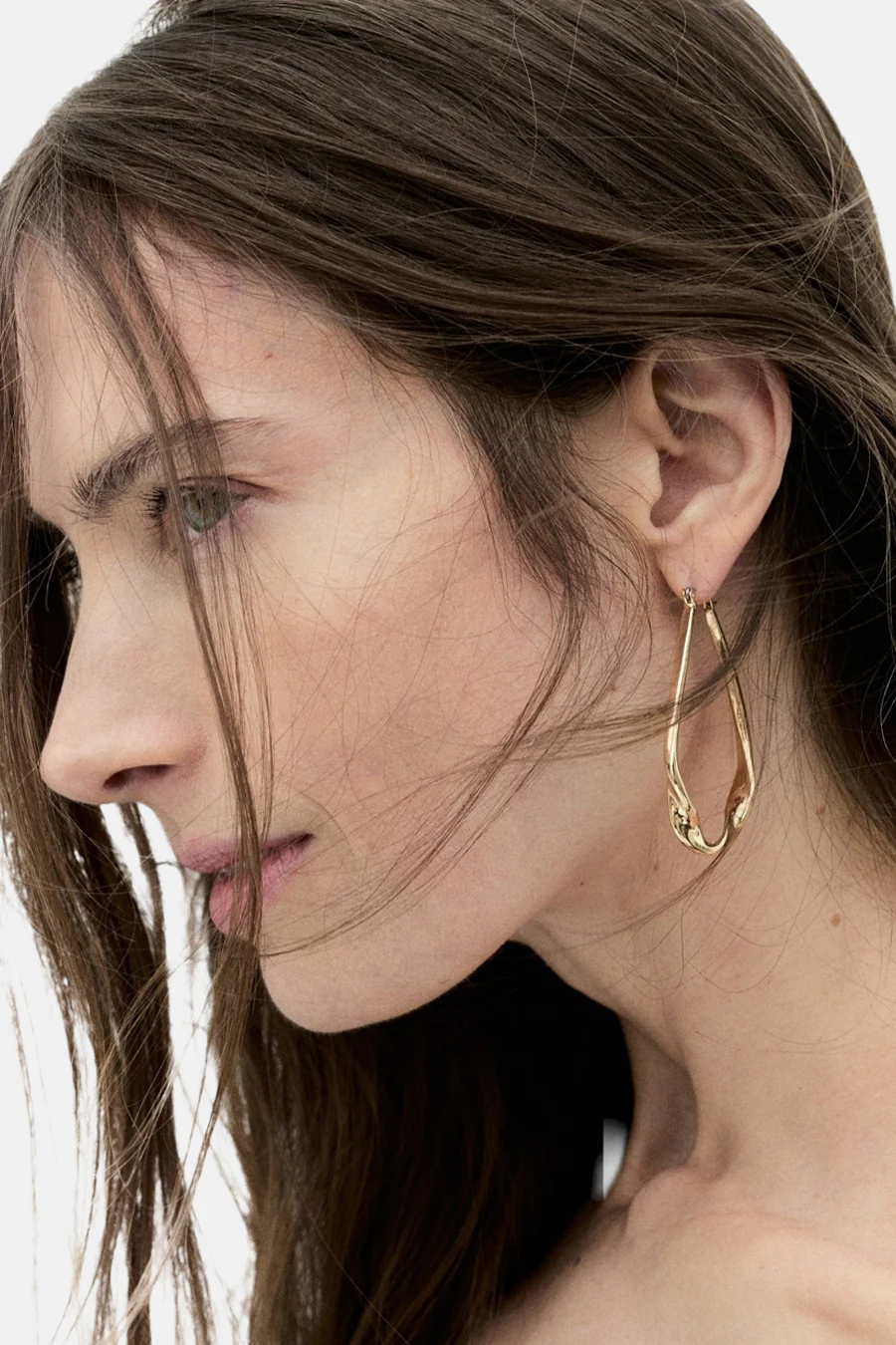 Oorring goud - MANGO - Image 3