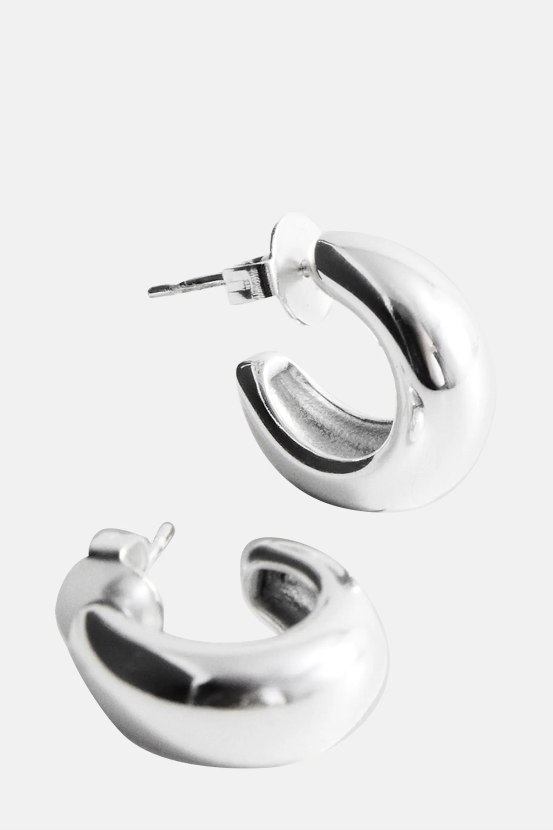 Oorring zilver - MANGO - Image 3