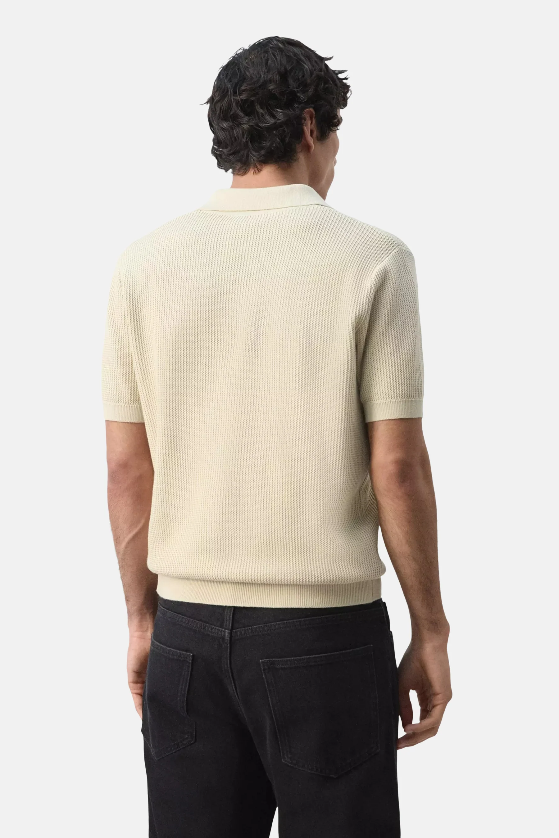 Polo met korte mouwen - beige - Image 3