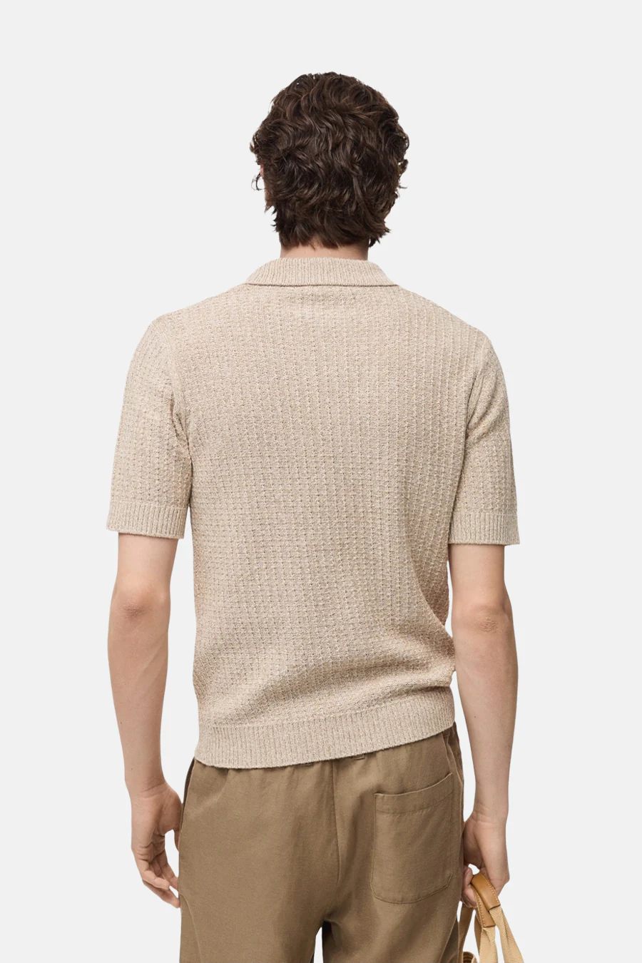 Polo met korte mouwen - beige - Image 3