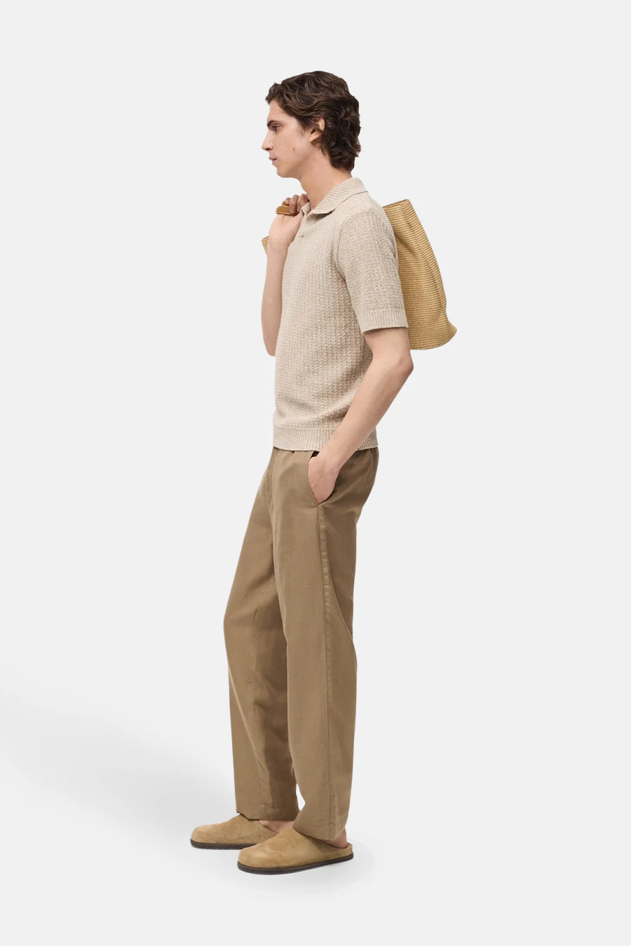 Polo met korte mouwen - beige - Image 5