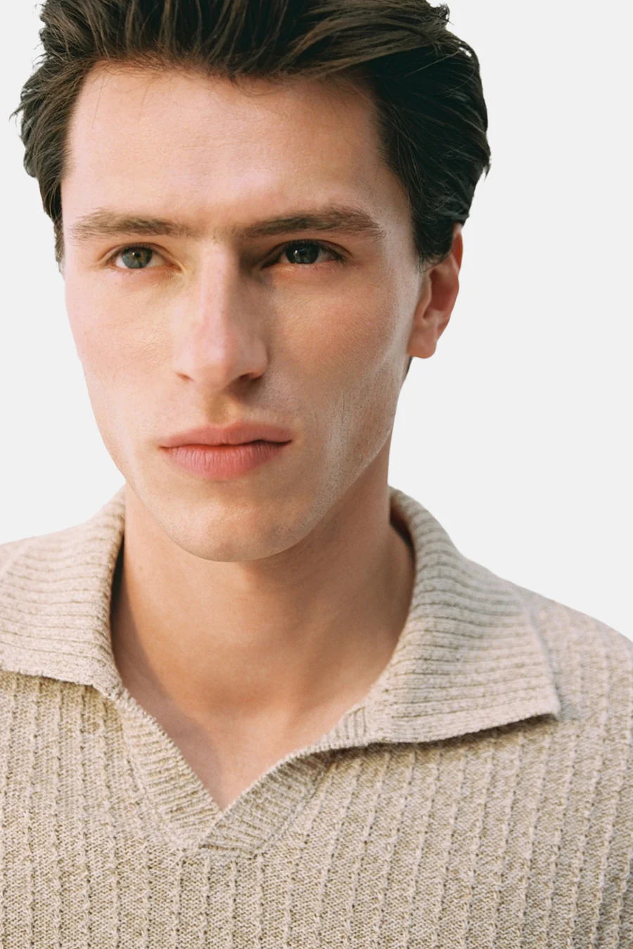 Polo met korte mouwen - beige - Image 6