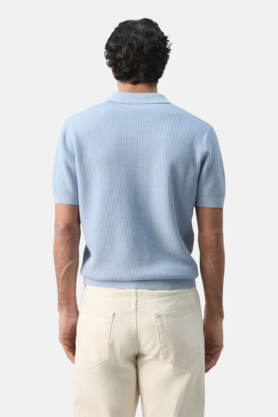 Polo met korte mouwen - blauw - Image 3