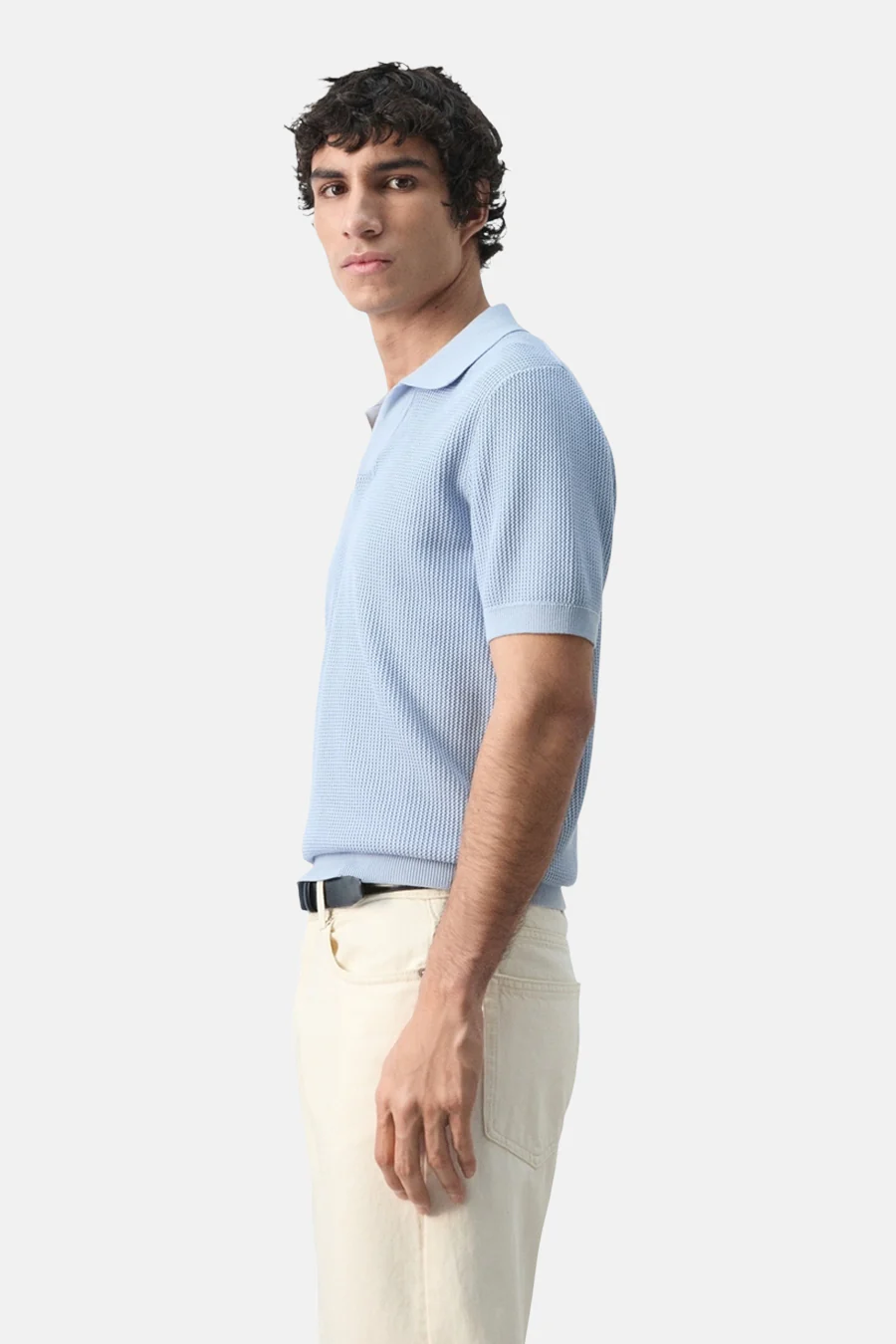 Polo met korte mouwen - blauw - Image 4