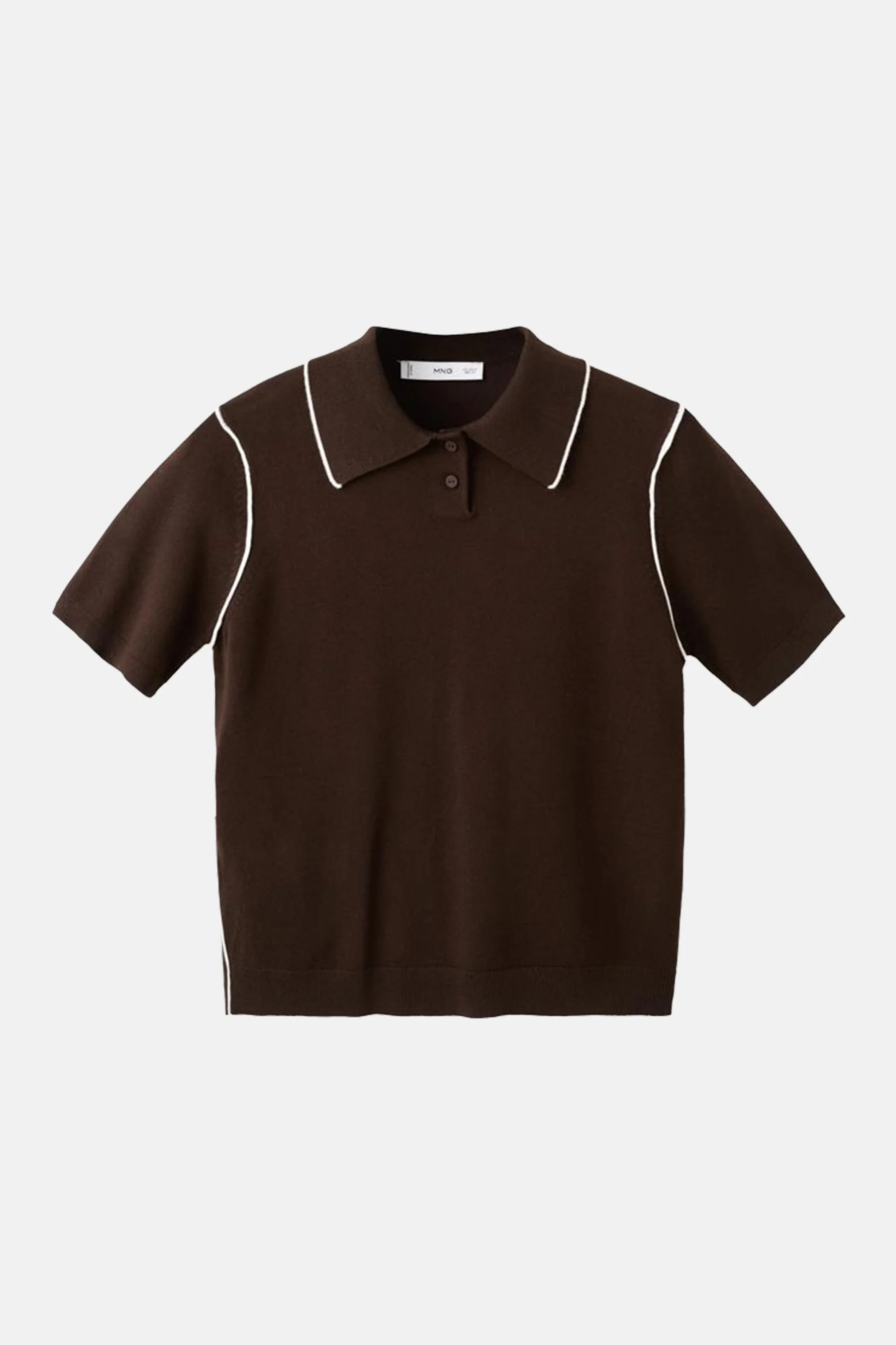 Polo met korte mouwen - bruin - Image 5