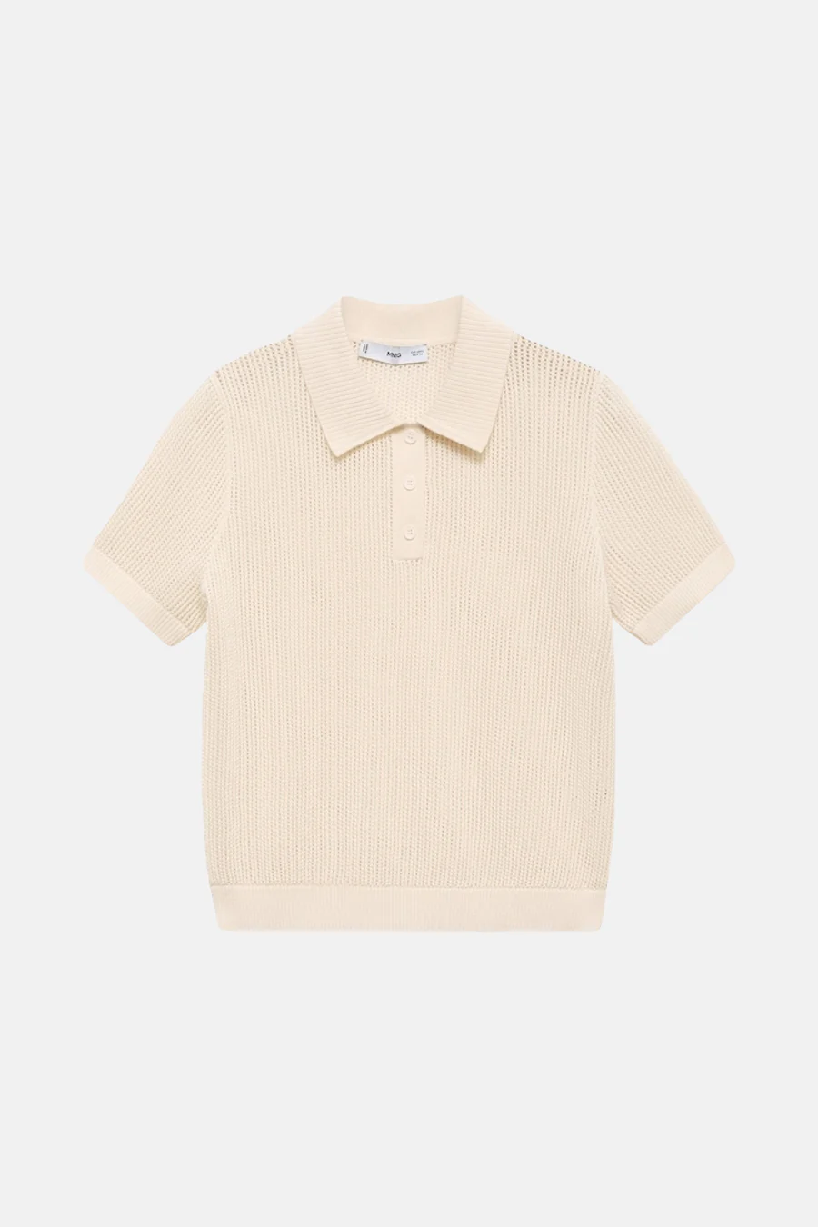 Polo met korte mouwen - Beige - Image 6