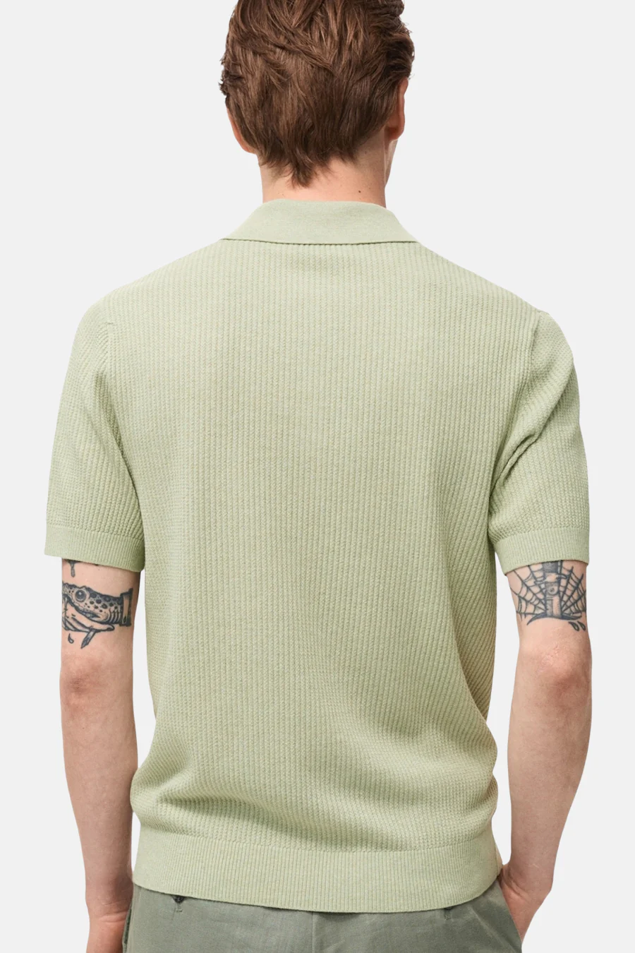 Polo met korte mouwen - groen - Image 3