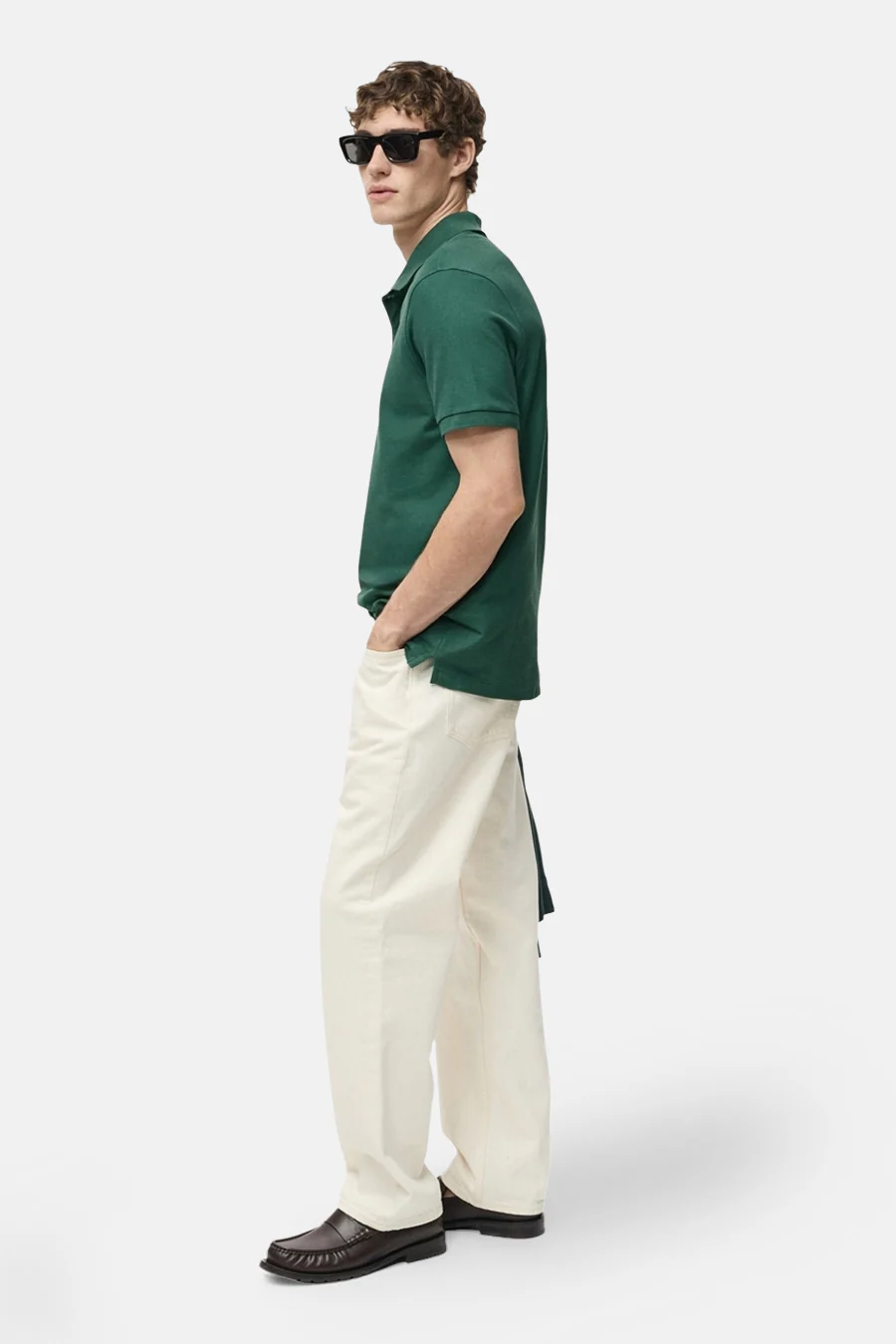Polo met korte mouwen - groen - Image 5