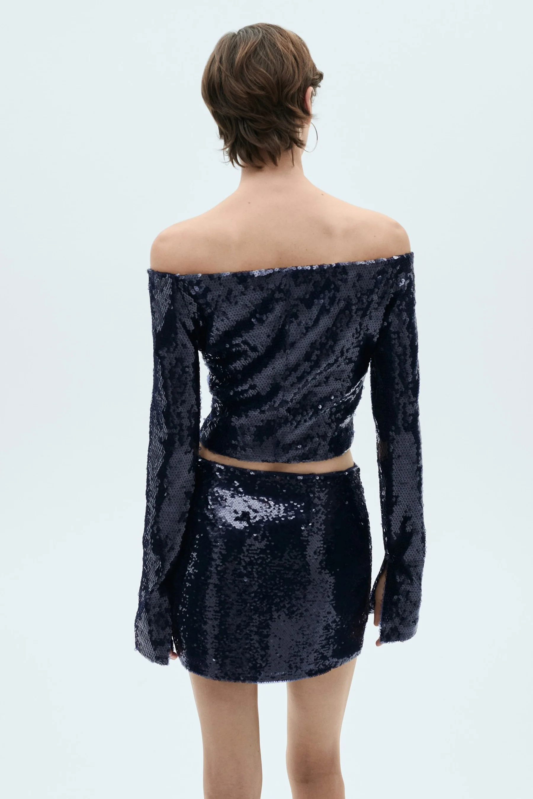 Korte rok - blauw - Image 3
