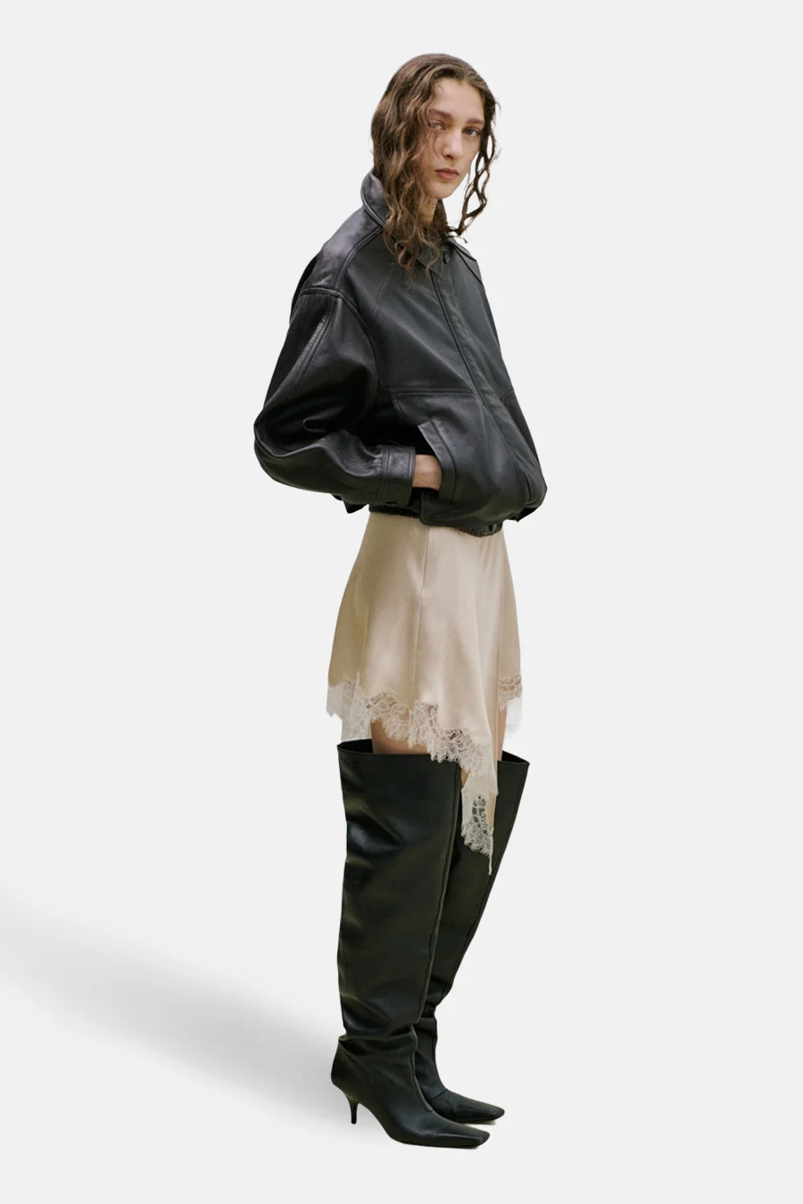 Korte rok - beige - Image 3