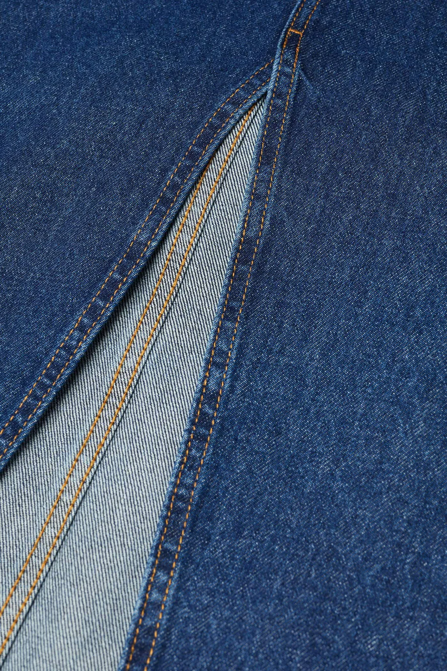 Lange rok - mid blue denim - Image 6