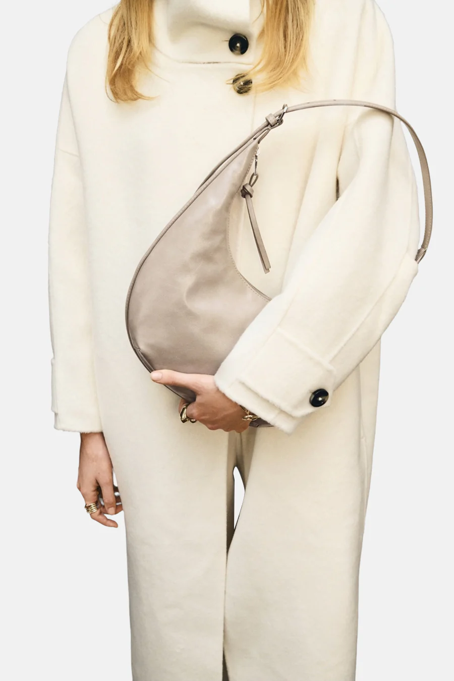 Schoudertas - beige - Image 5