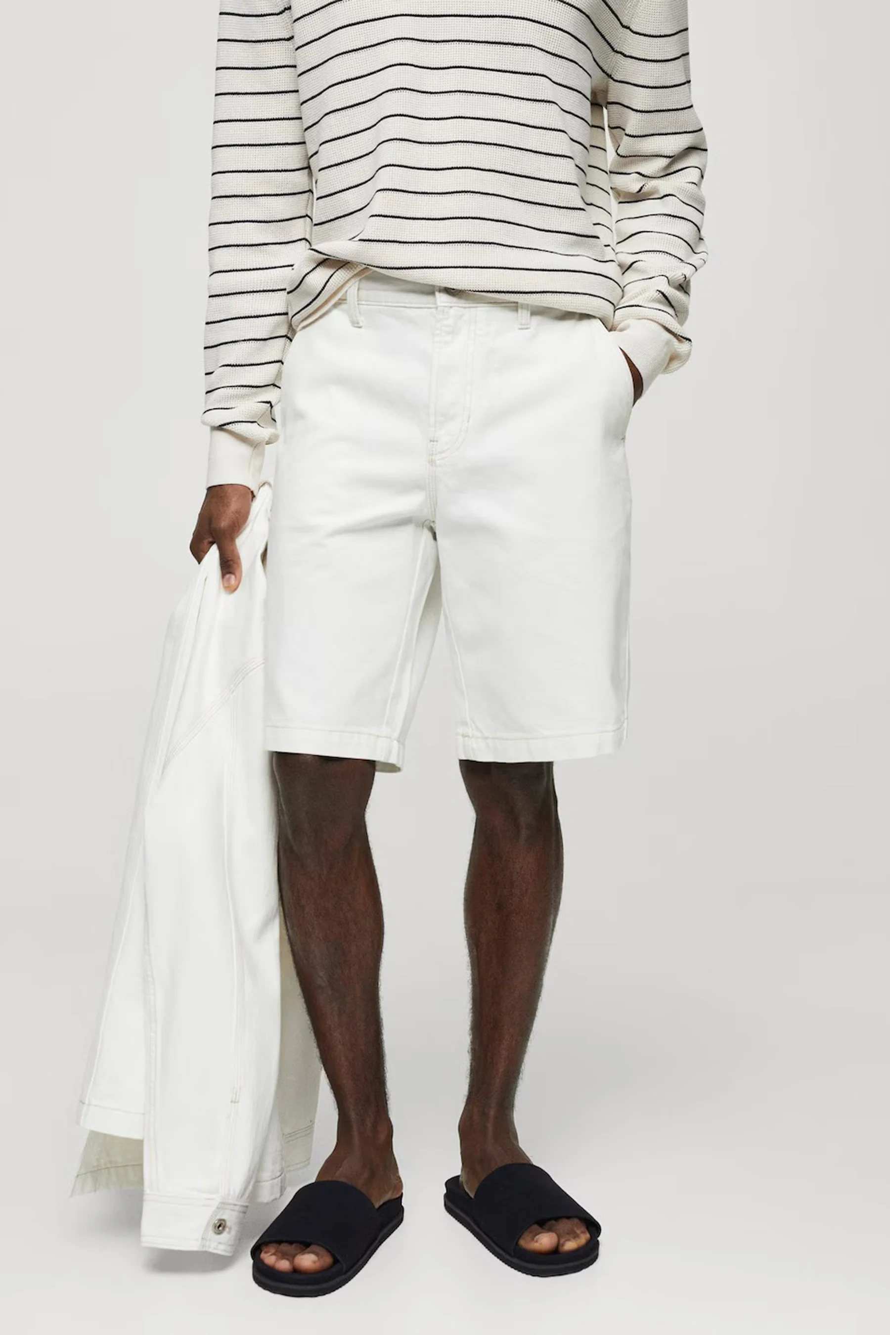 Short - white denim