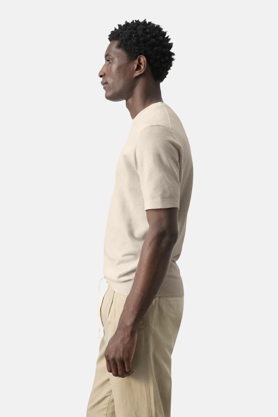 T-shirt met korte mouwen - beige - Image 4