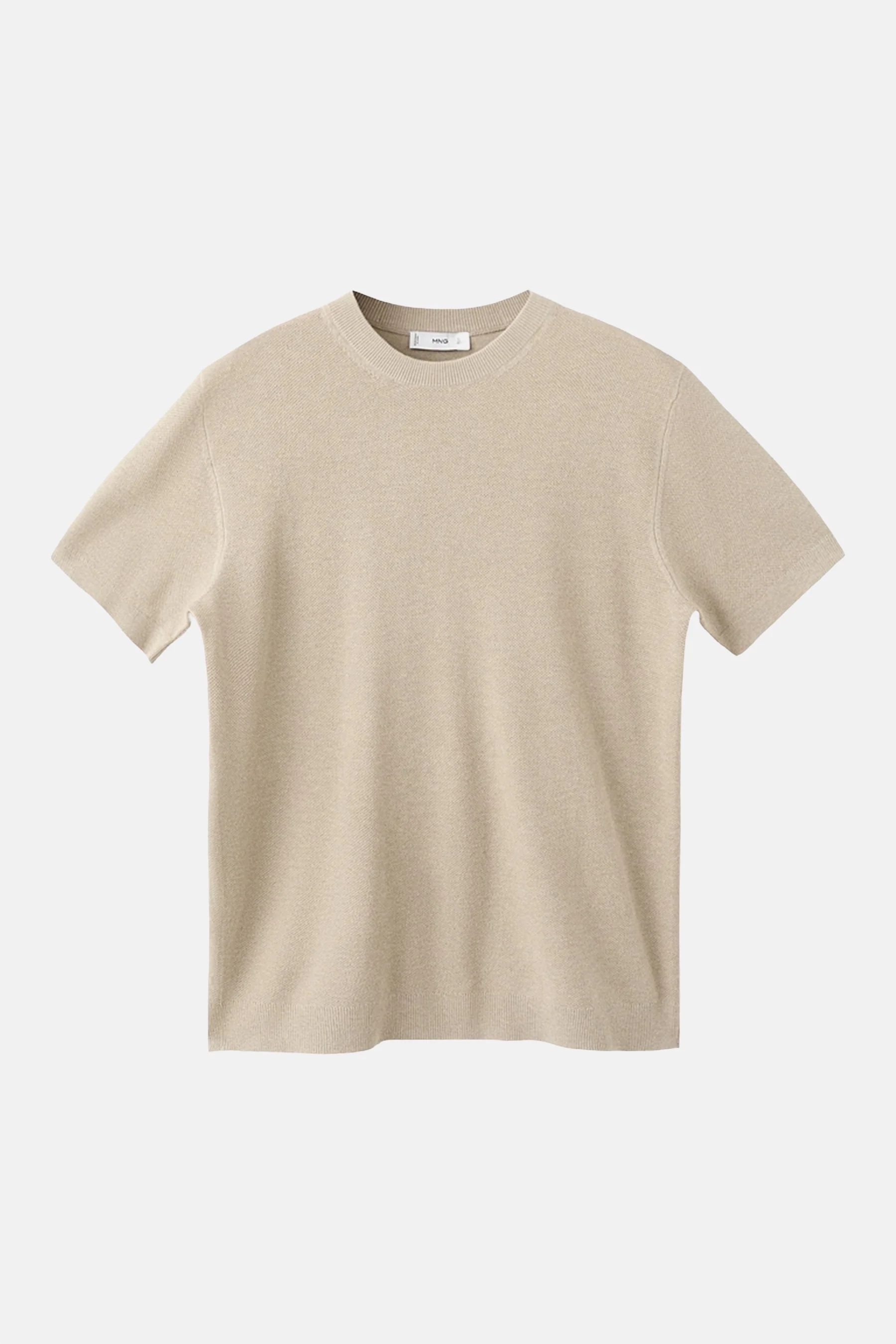 T-shirt met korte mouwen - beige - Image 5