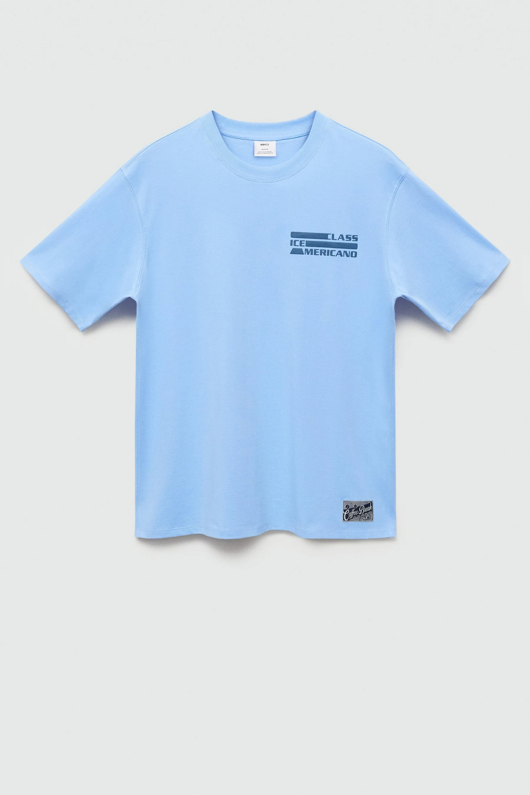 T-shirt met korte mouwen - blauw - Image 7