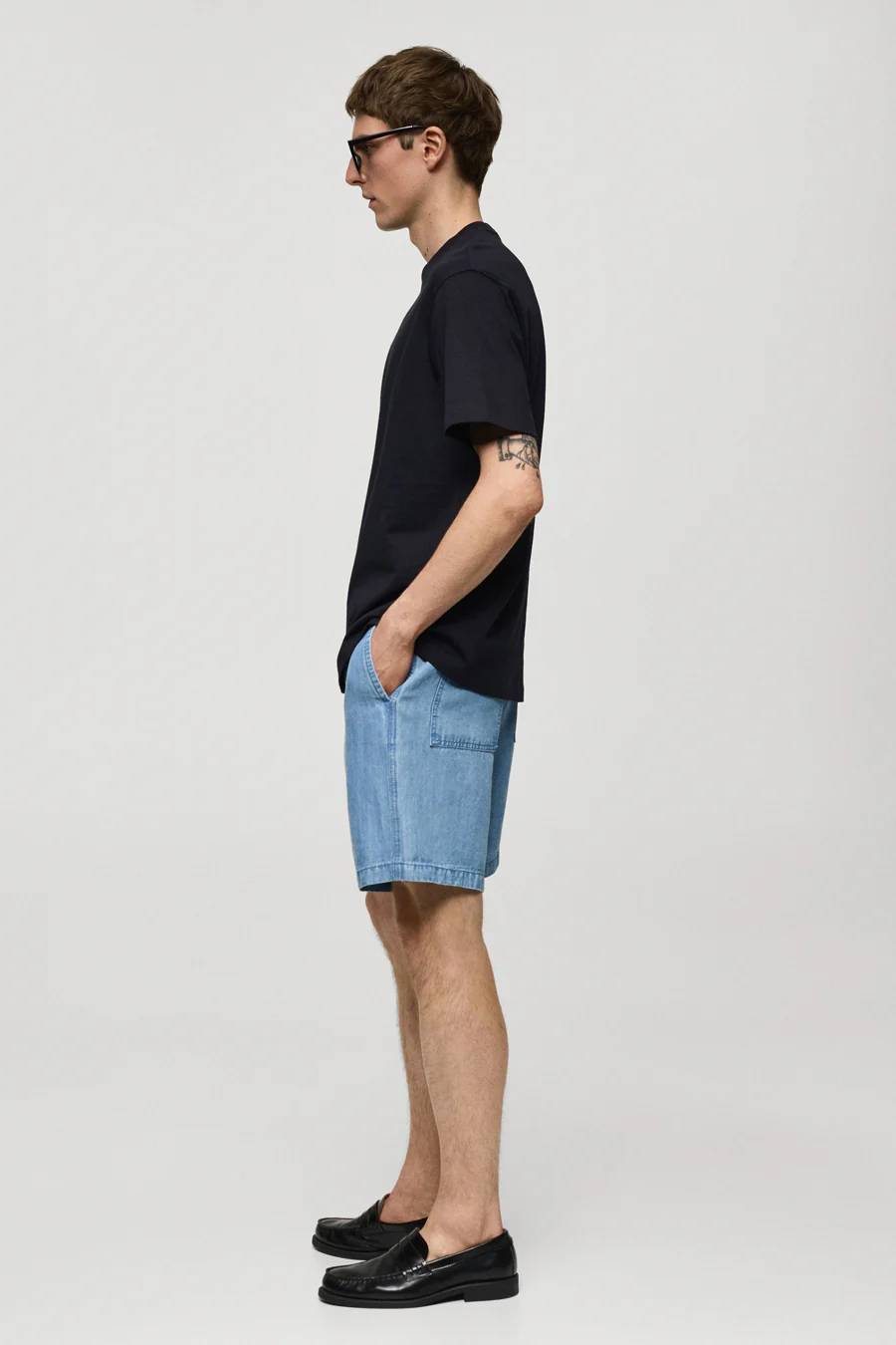 T-shirt met korte mouwen - blauw - Image 5