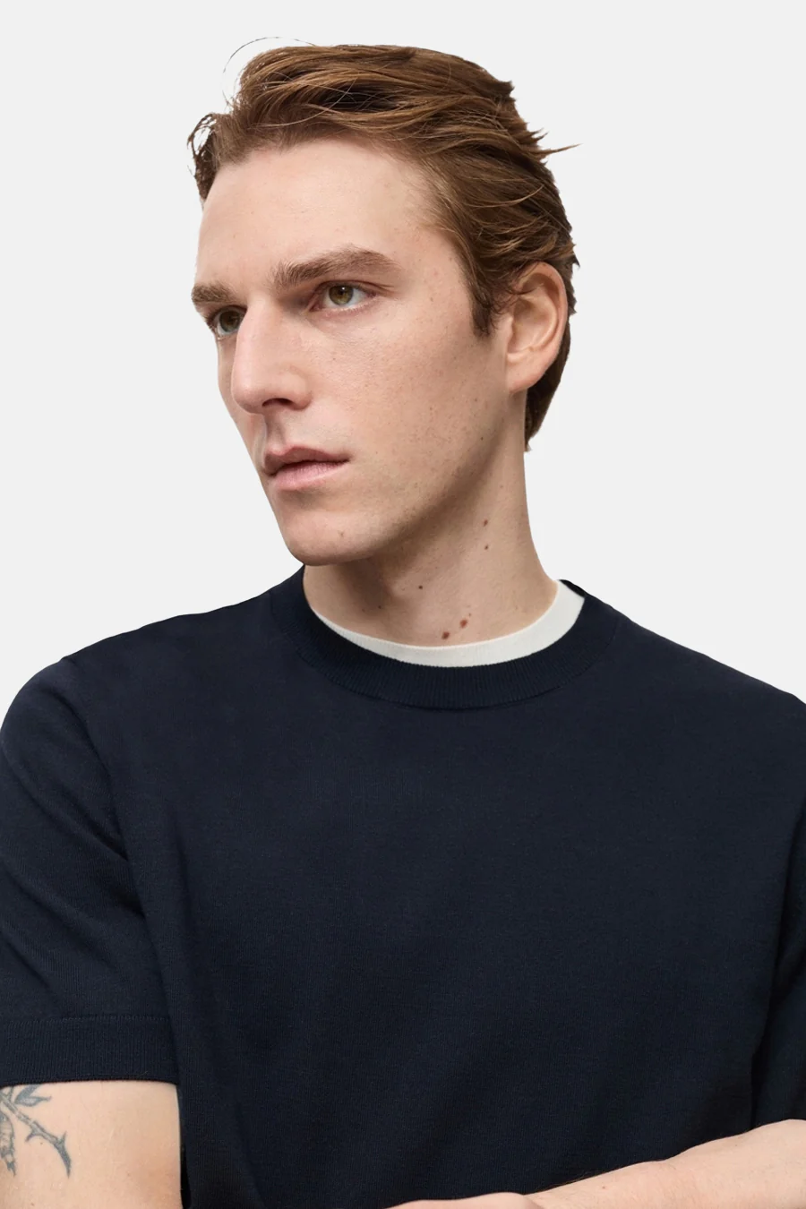 T-shirt met korte mouwen - Donkerblauw - Image 4