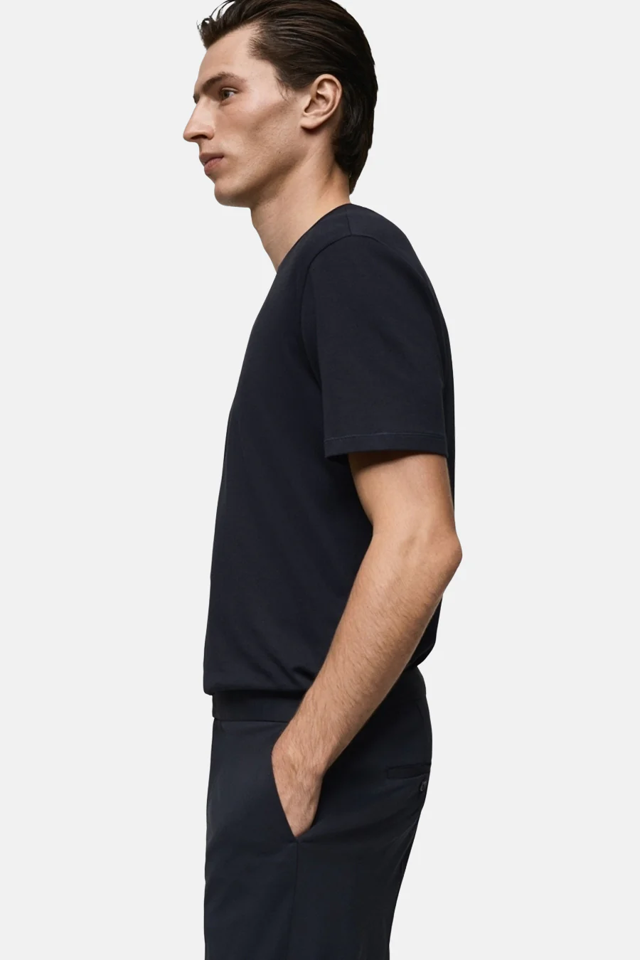 T-shirt met korte mouwen - Donkerblauw - Image 5