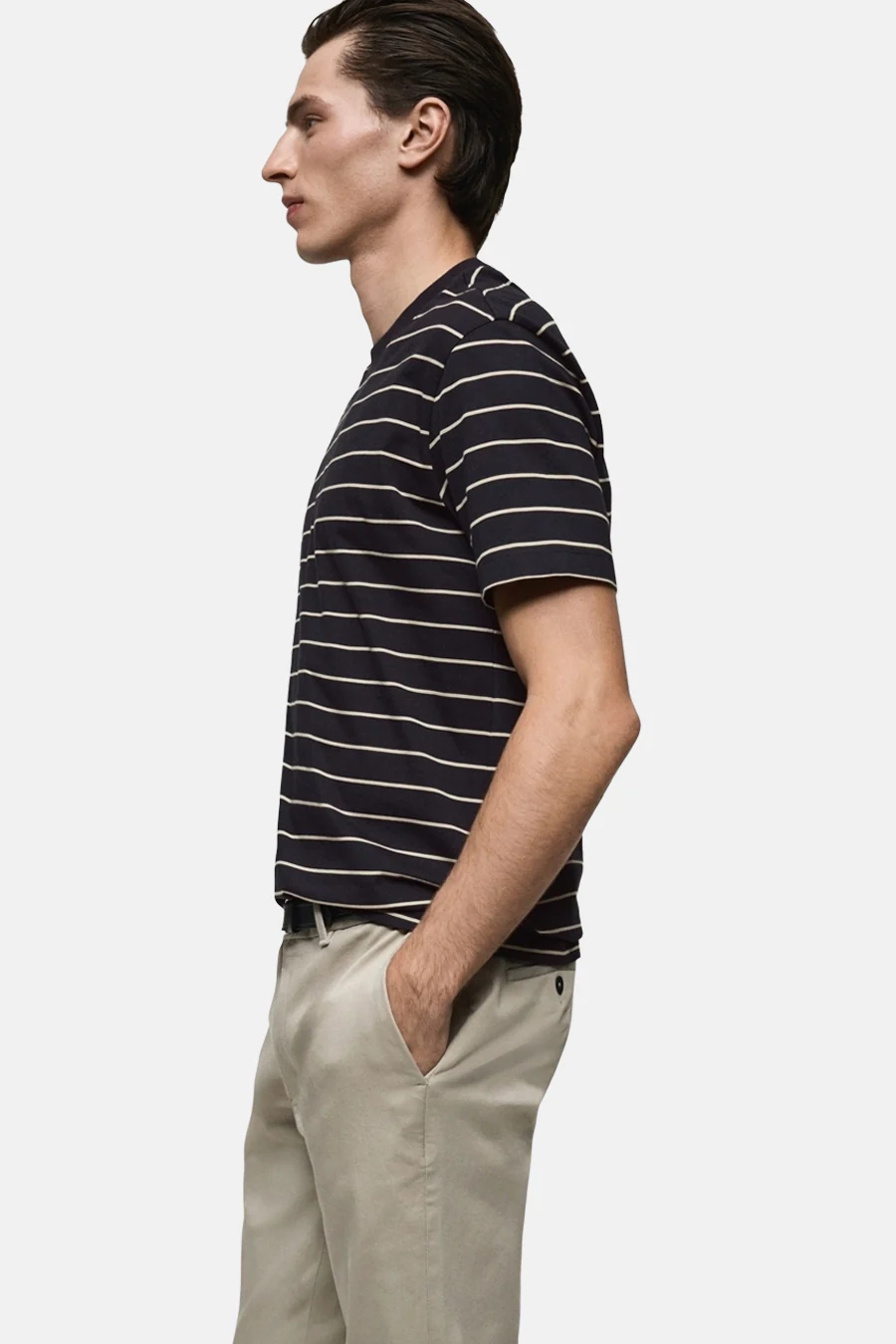 T-shirt met korte mouwen - Zwart - Image 5
