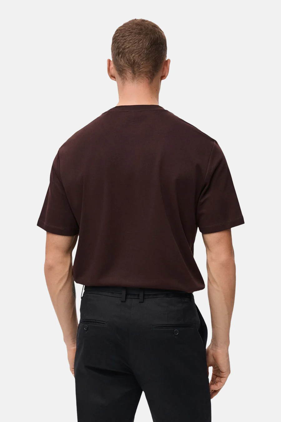T-shirt met korte mouwen - bordeaux - Image 4