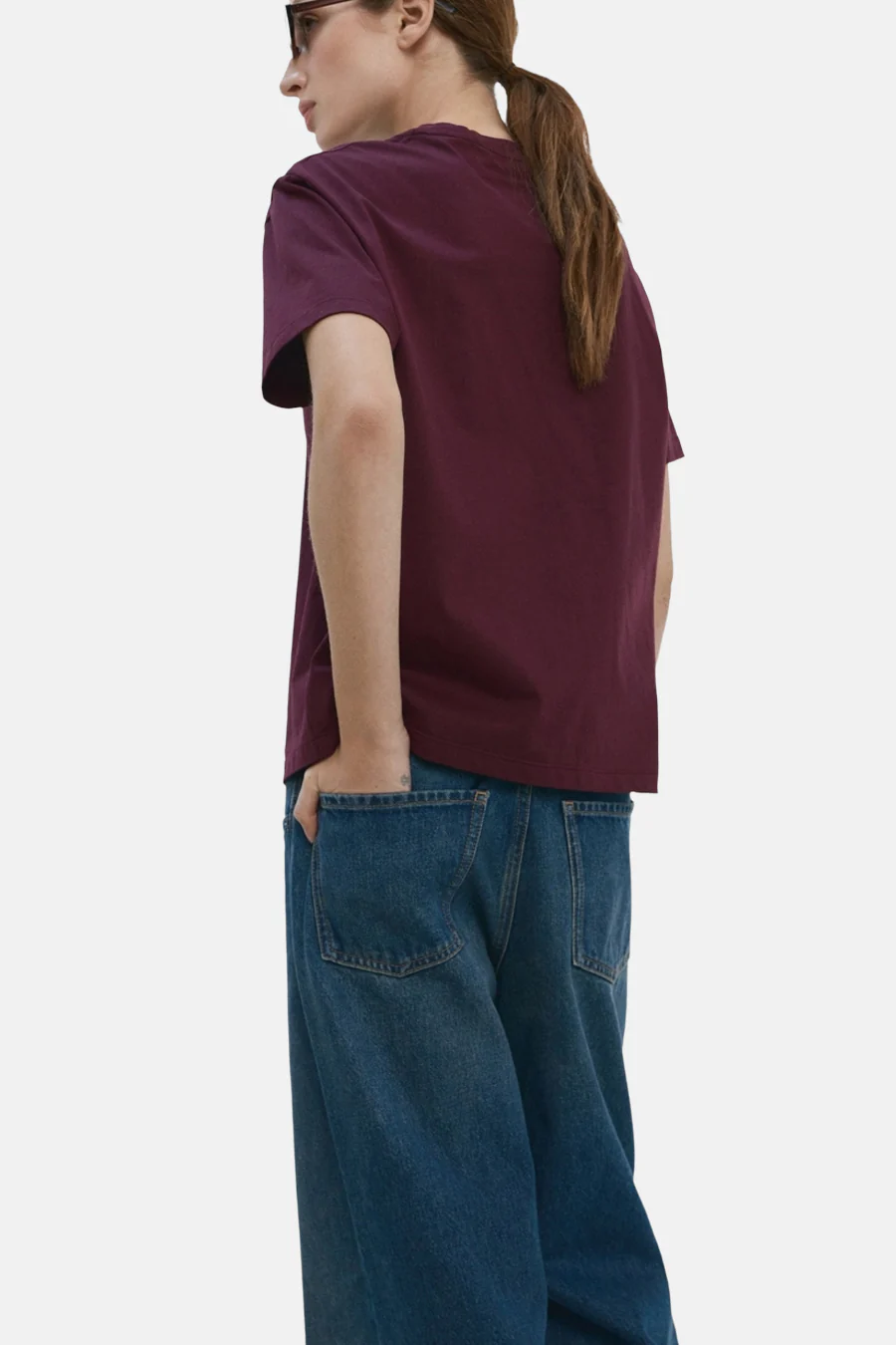 T-shirt - bordeaux - Image 3