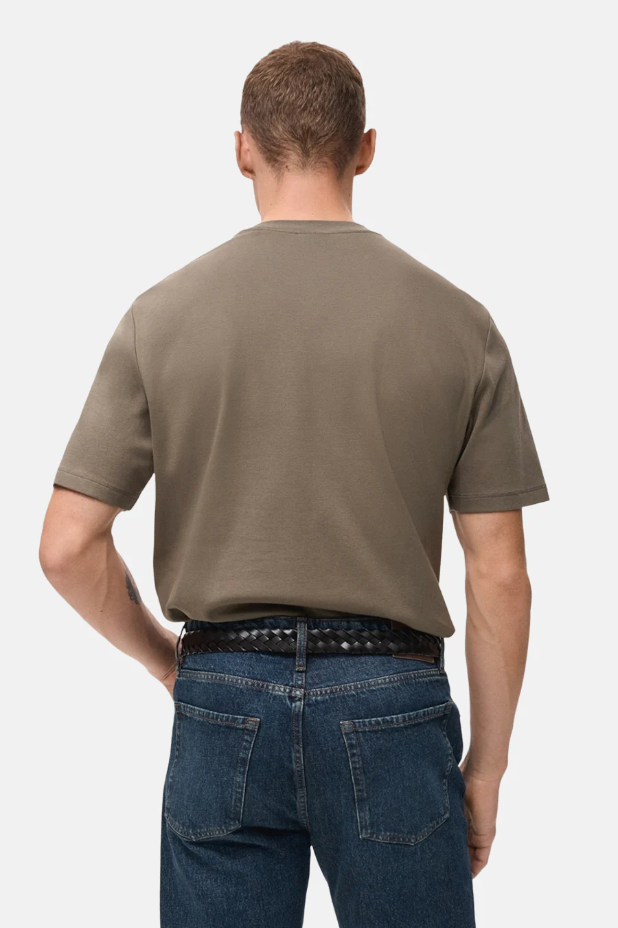 T-shirt met korte mouwen - Kaki - Image 3