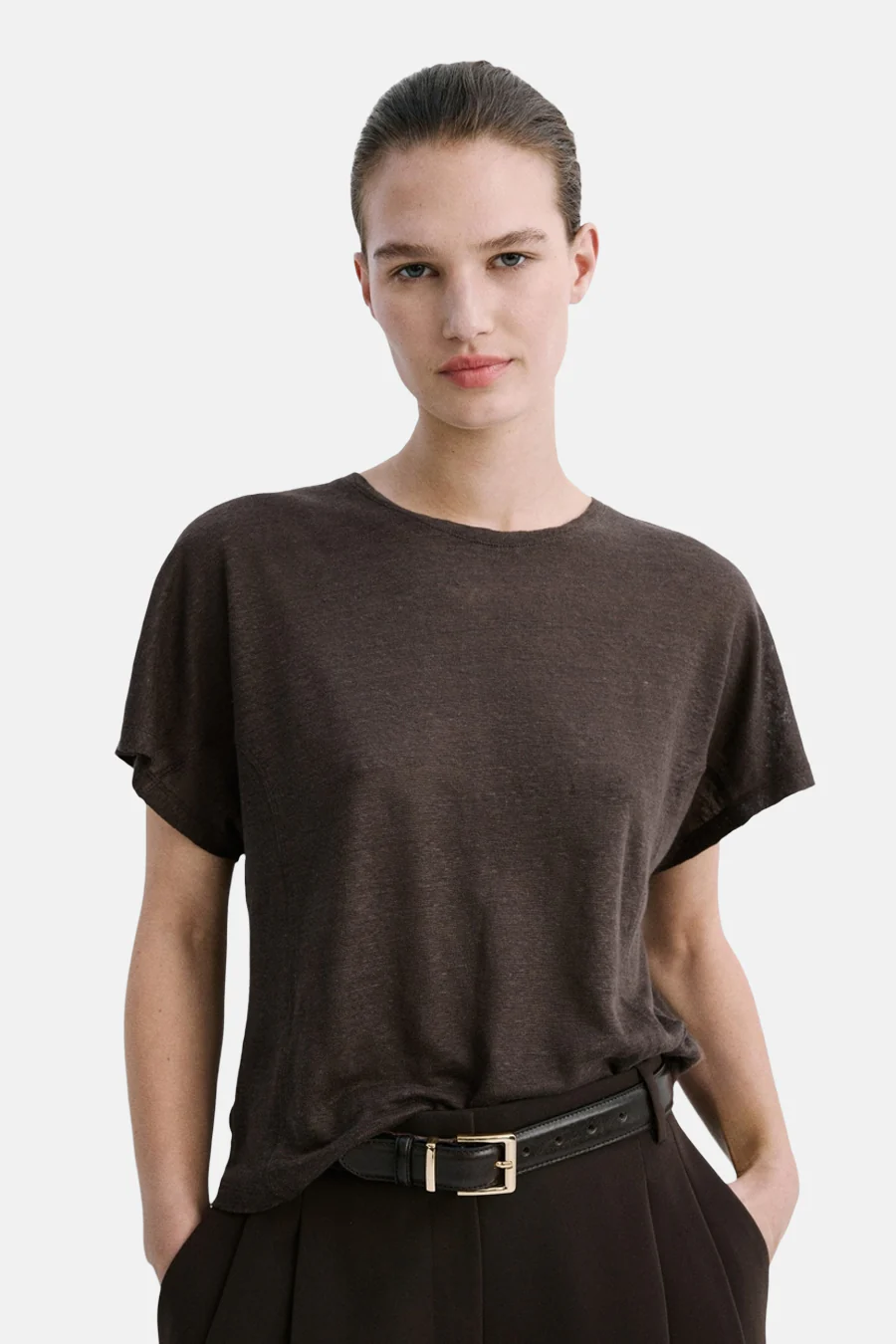 T-shirt - bruin