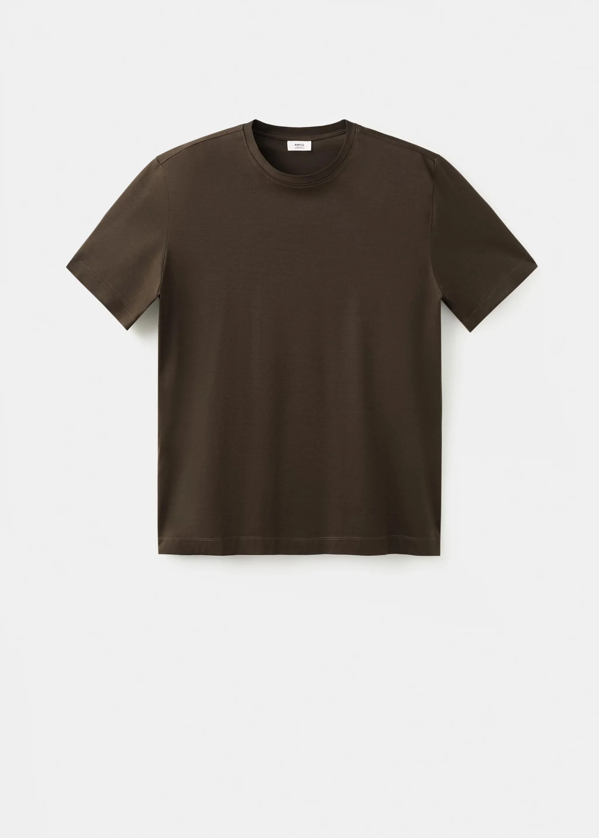 T-shirt (korte mouwen) bruin - MANGO - Image 5