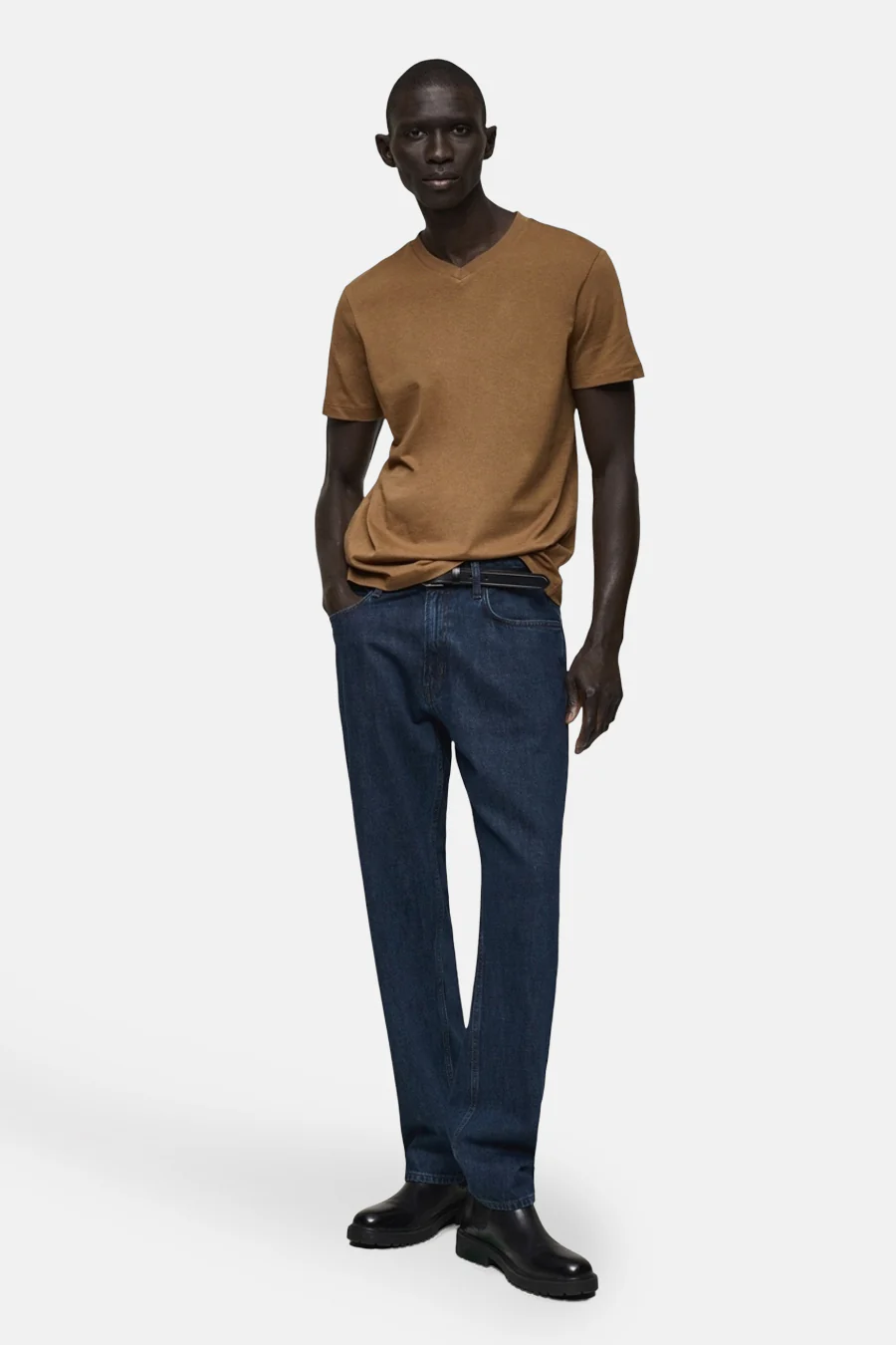 T-shirt met korte mouwen - bruin - Image 2