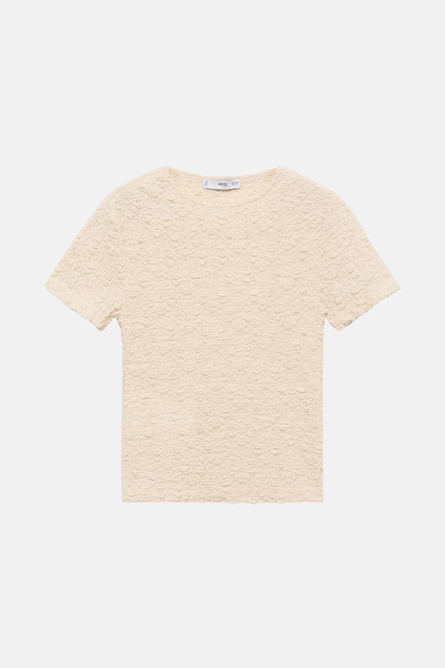 T-shirt met korte mouwen - ecru - Image 5