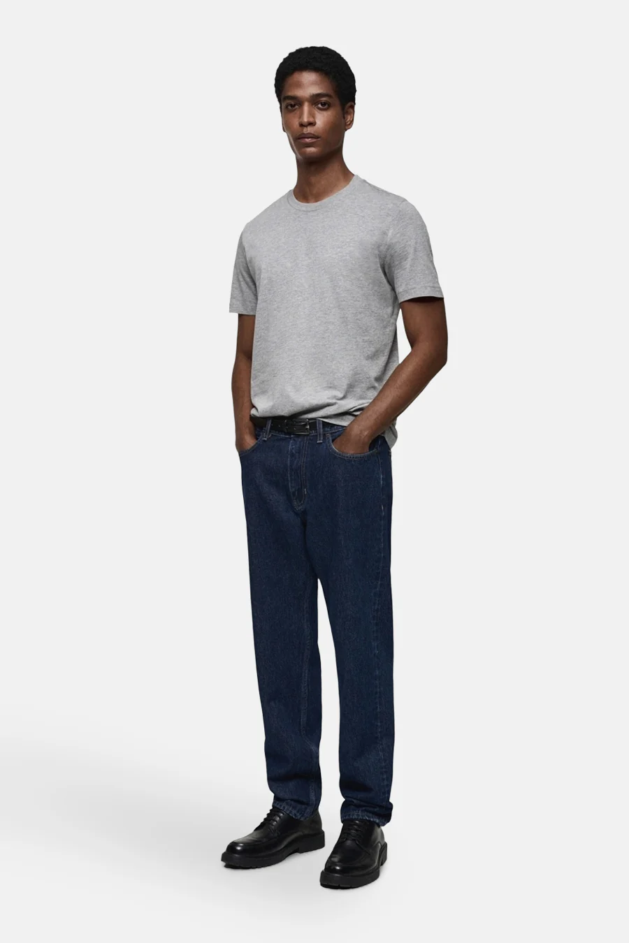T-shirt met korte mouwen - Grijs - Image 2