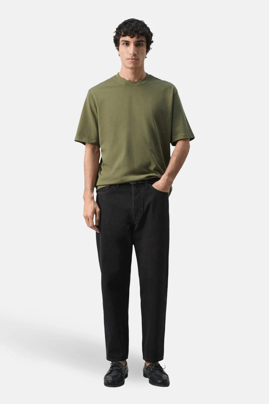 T-shirt met korte mouwen - Kaki - Image 2