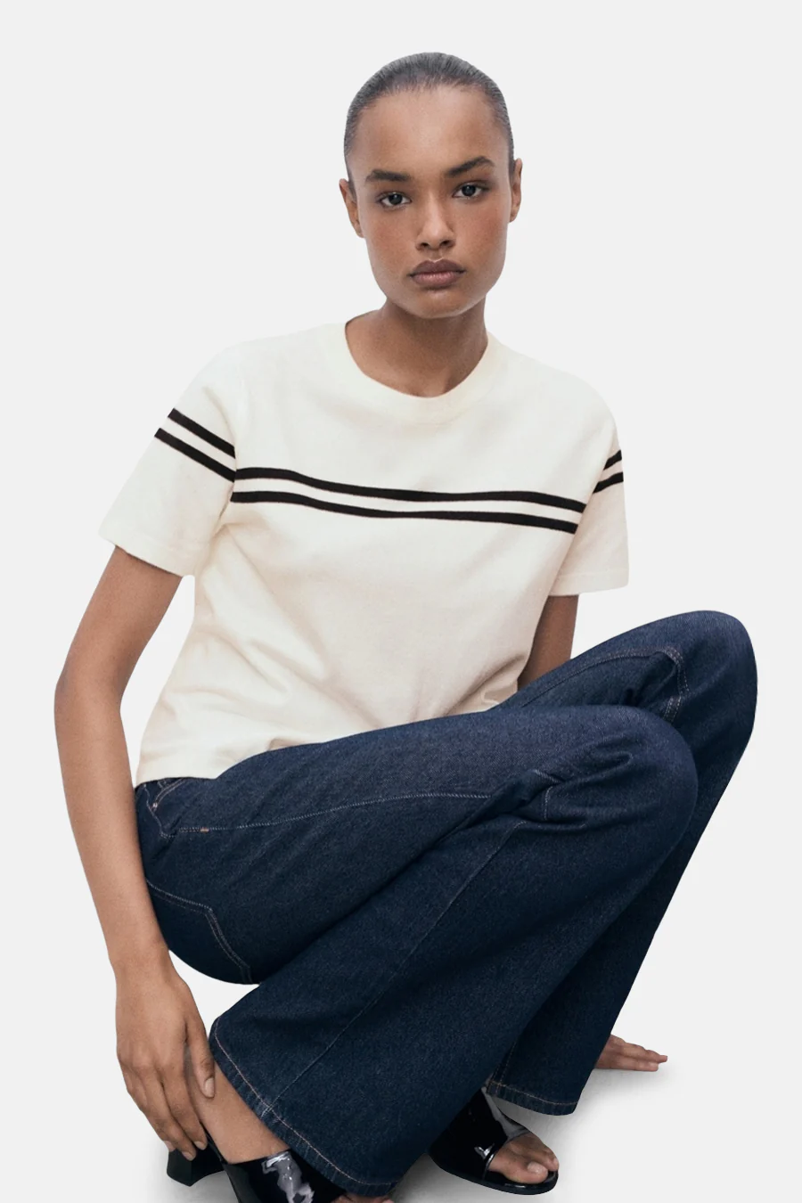 T-shirt met korte mouwen - Wit - Image 4
