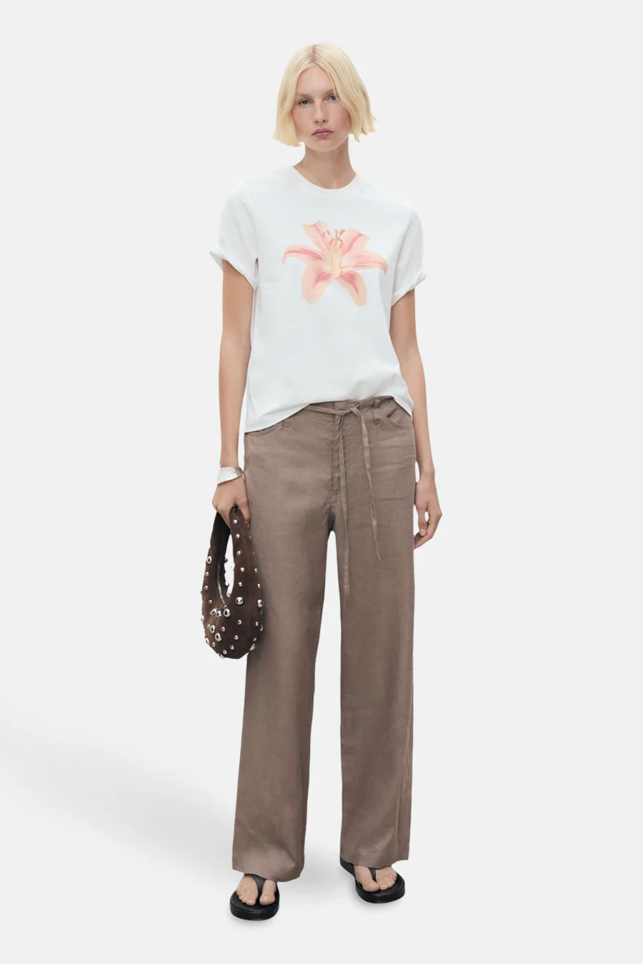 T-shirt met korte mouwen - wit