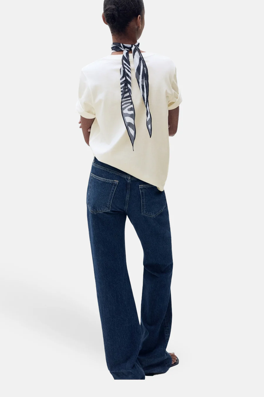 T-shirt met korte mouwen - Wit - Image 3
