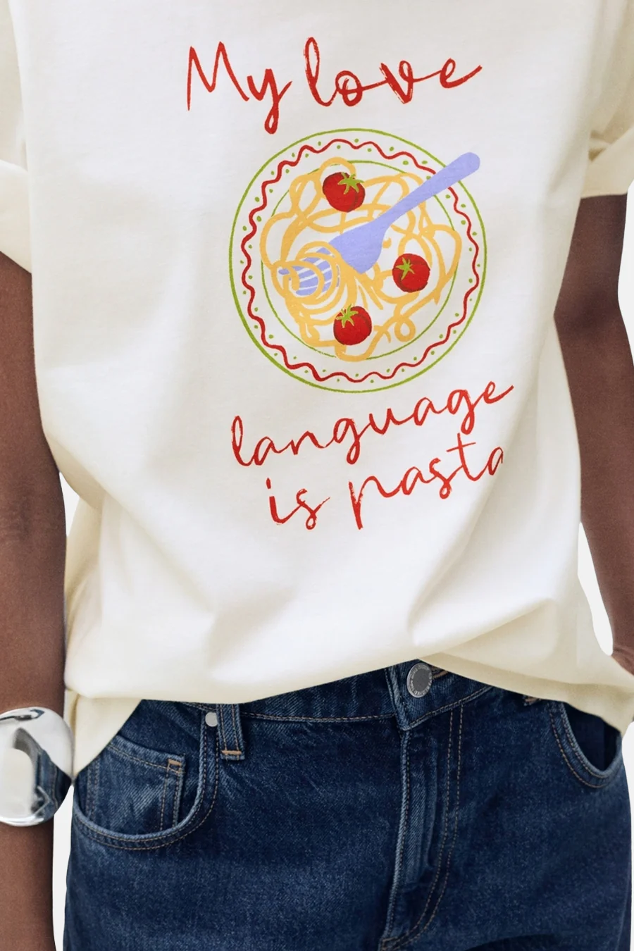 T-shirt met korte mouwen - Wit - Image 4