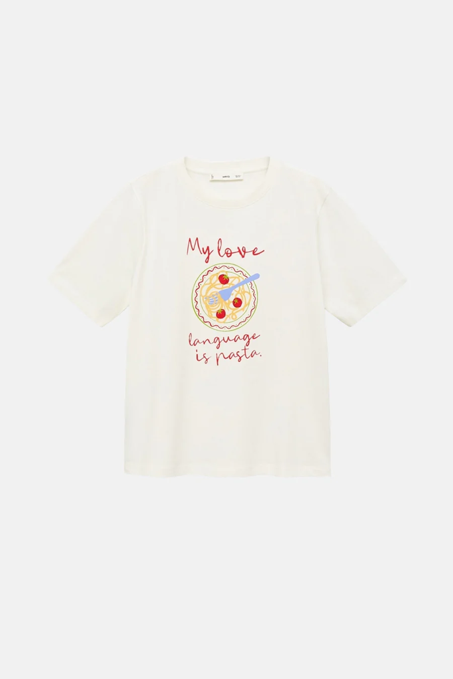 T-shirt met korte mouwen - Wit - Image 5