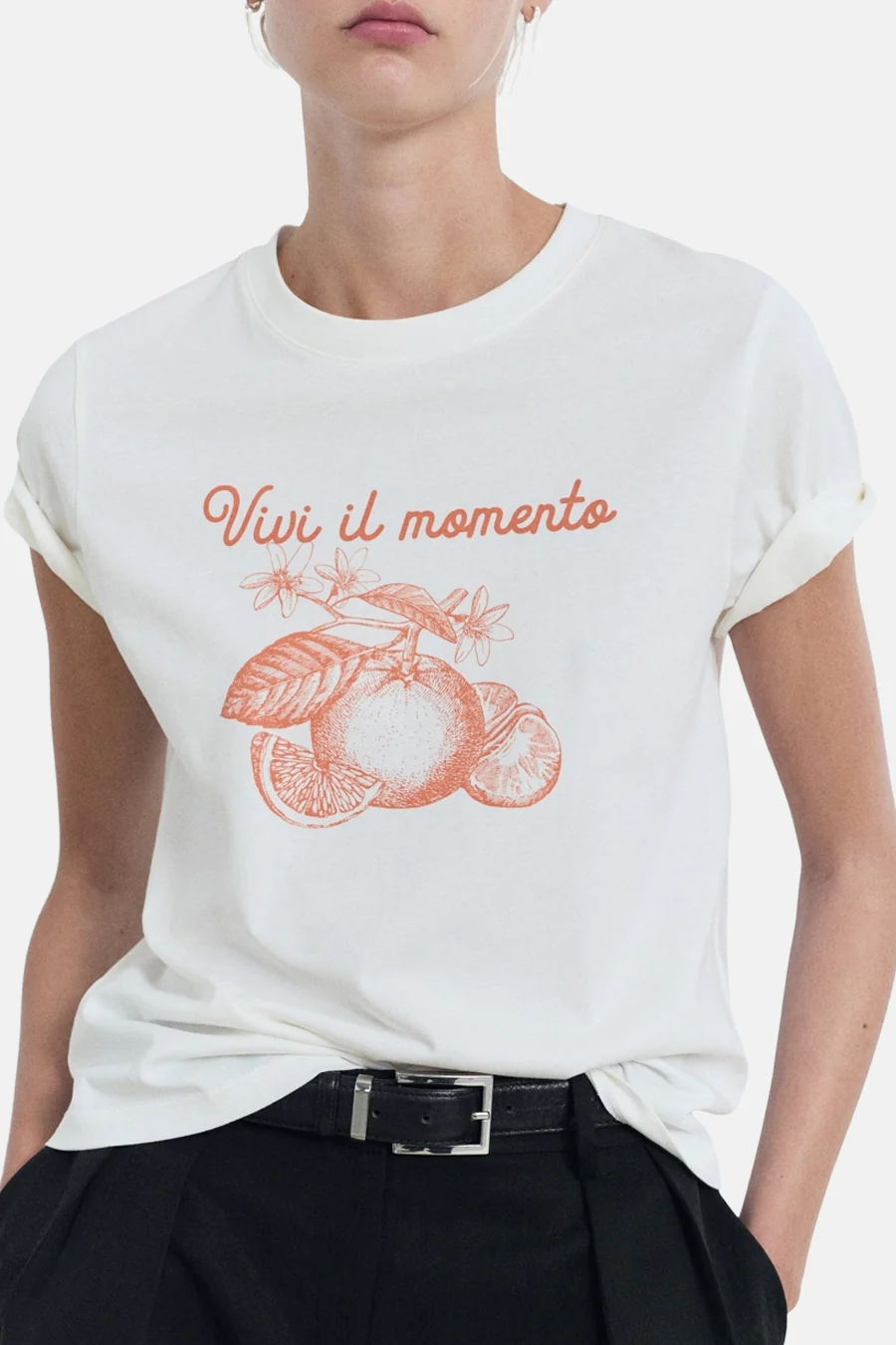 T-shirt met korte mouwen - Wit - Image 4