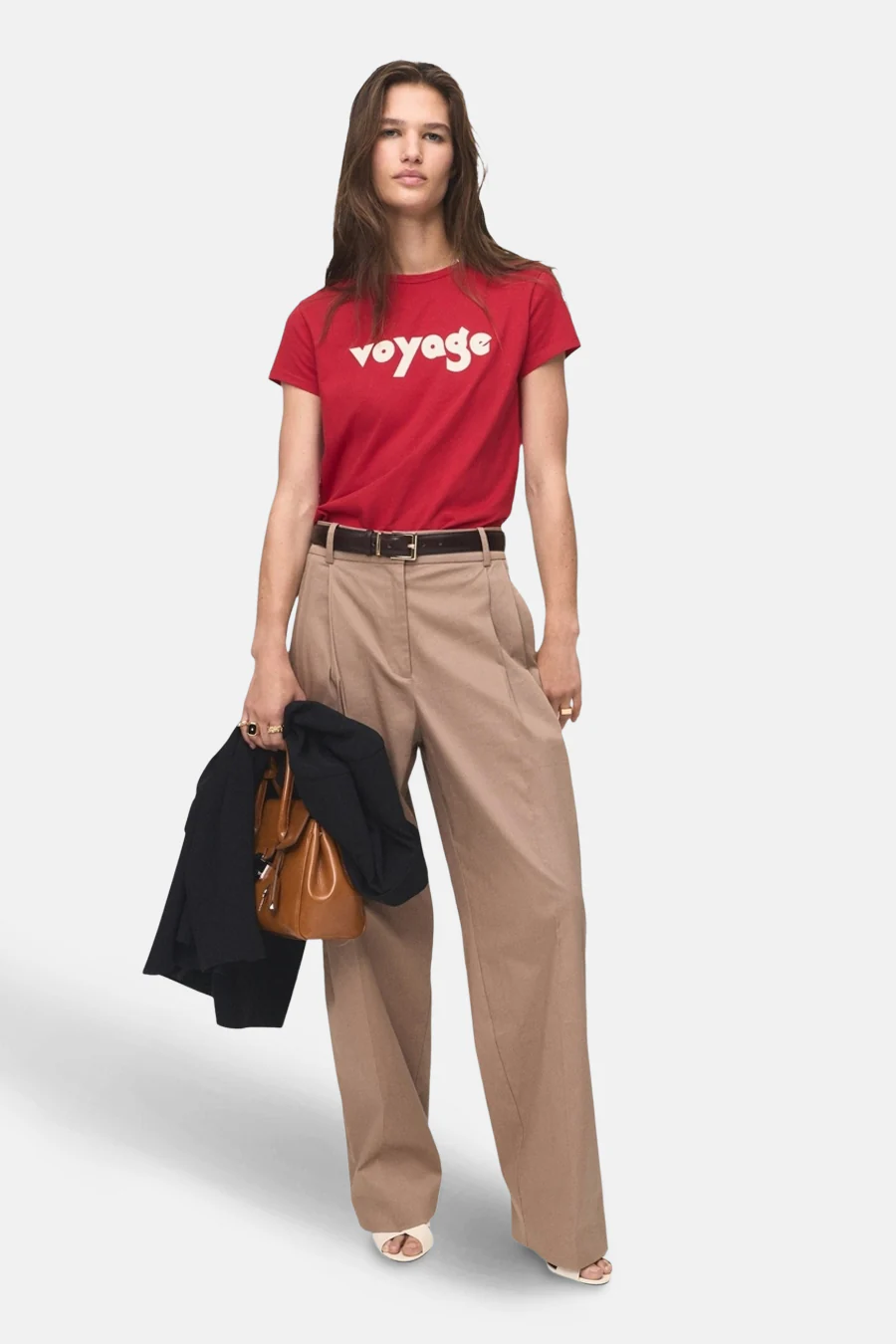 T-shirt met korte mouwen - Rood - Image 2