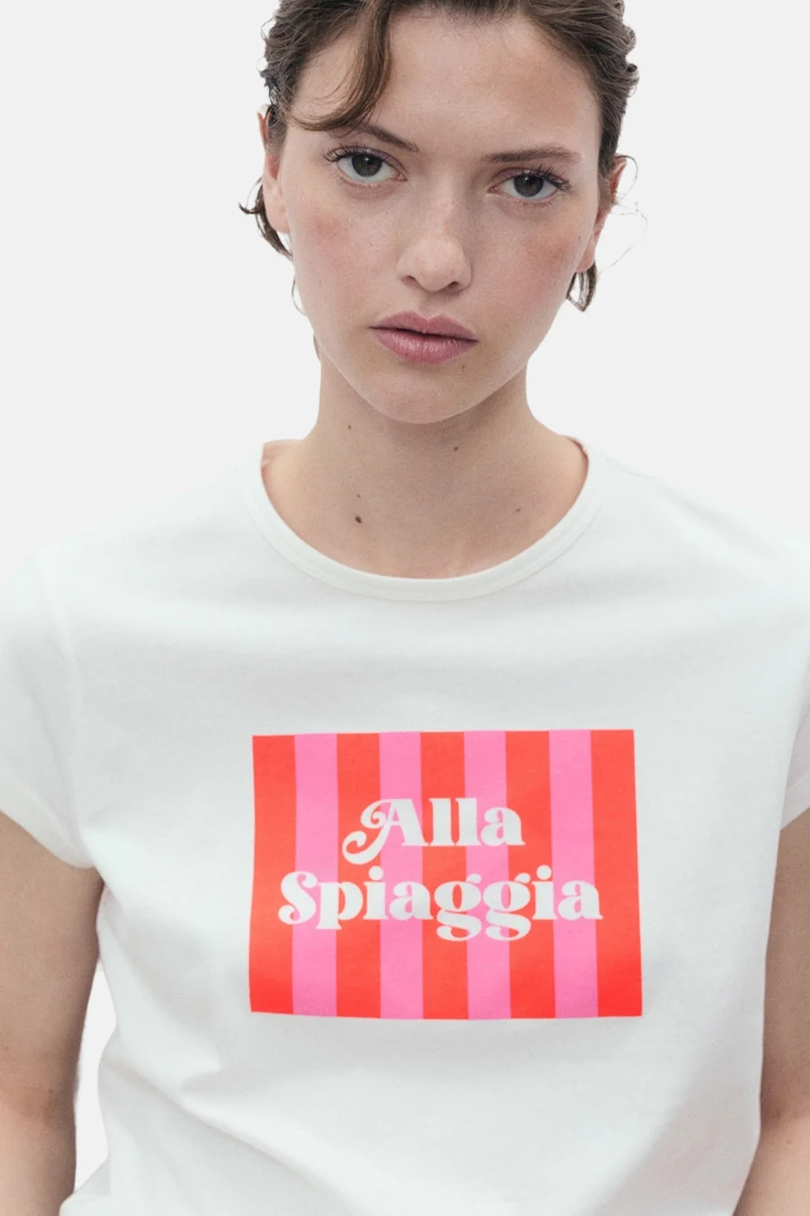 T-shirt met korte mouwen - Wit
