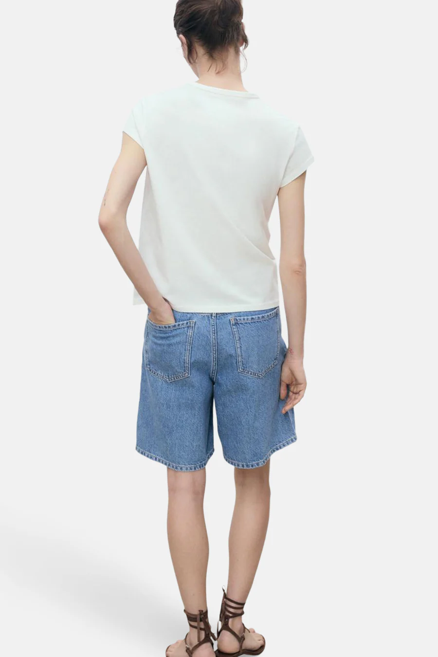 T-shirt met korte mouwen - Wit - Image 3