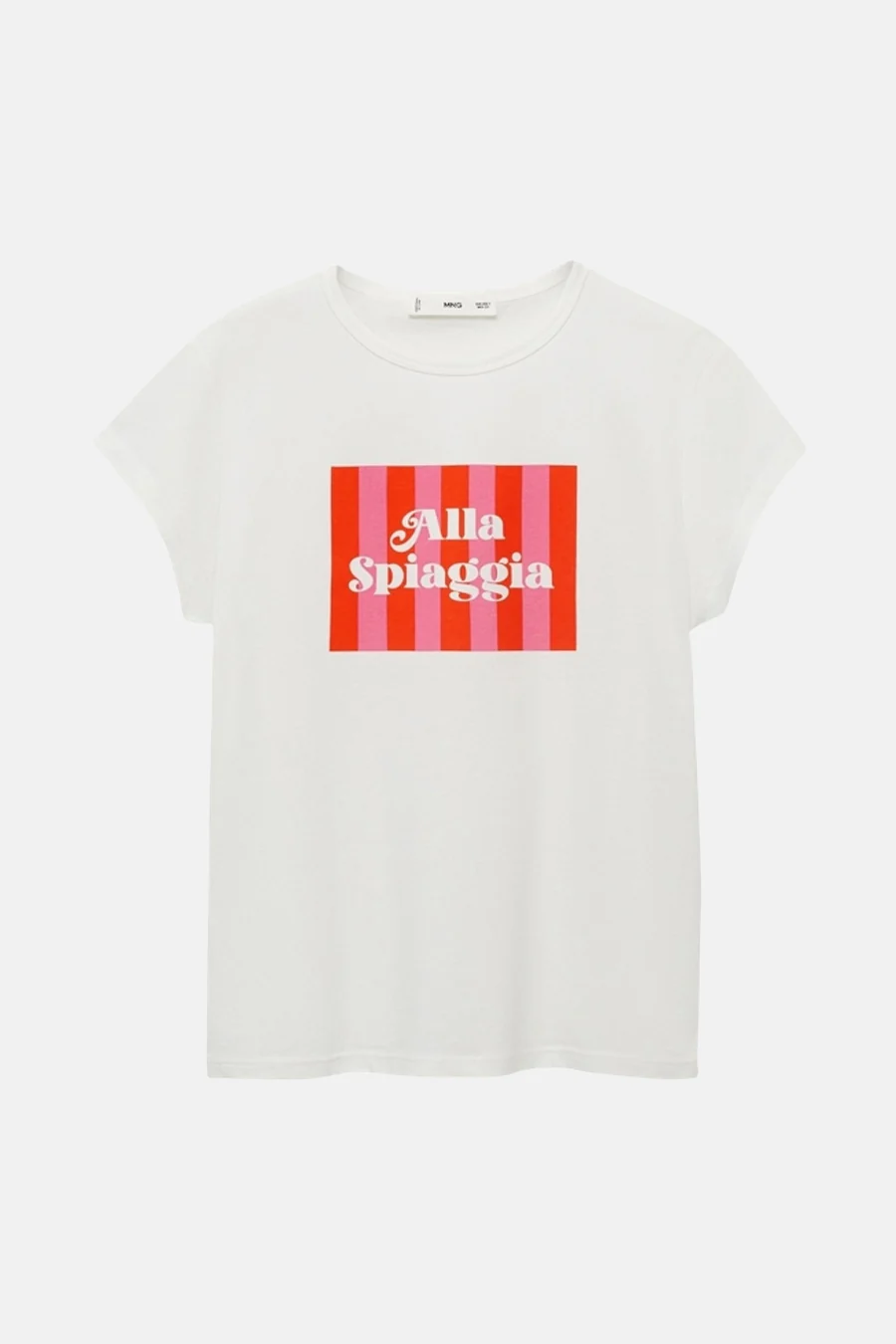 T-shirt met korte mouwen - Wit - Image 5