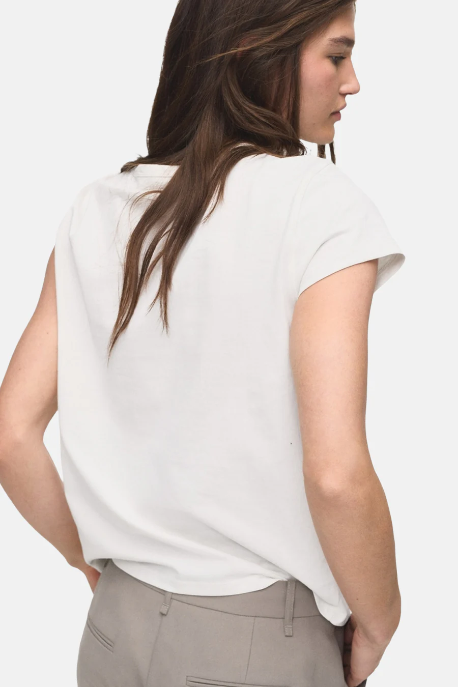 T-shirt met korte mouwen - Wit - Image 3