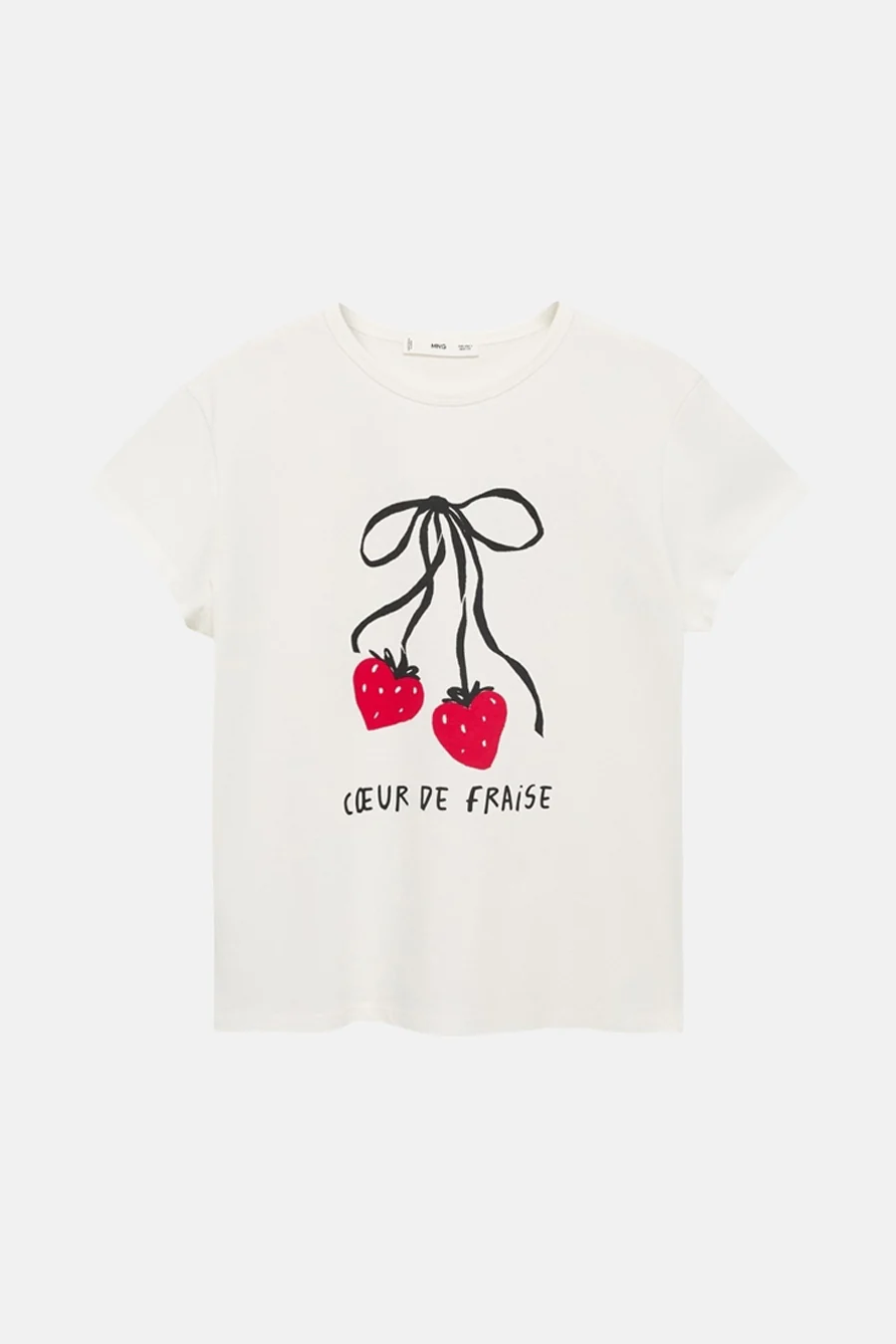 T-shirt met korte mouwen - Wit - Image 5