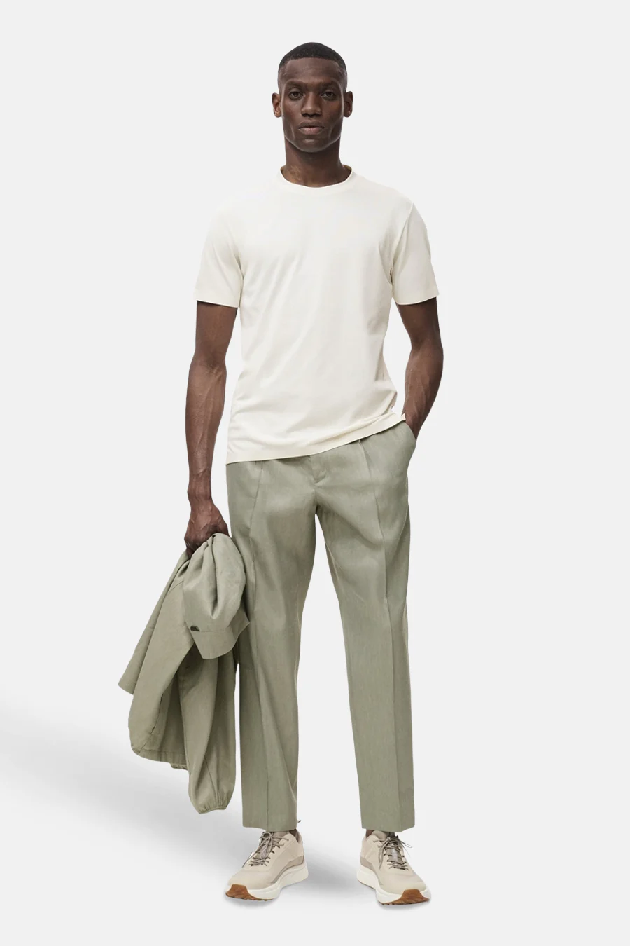 T-shirt met korte mouwen - Ecru - Image 2